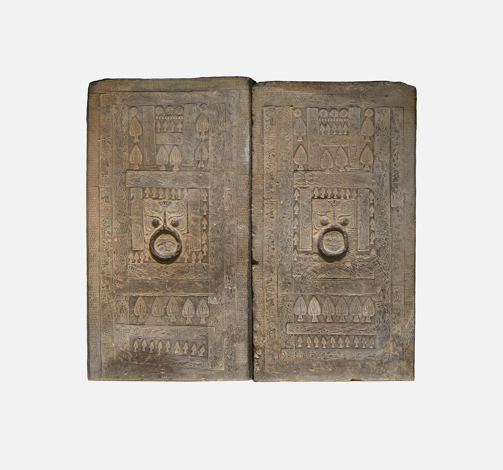 Pair of Tomb Chamber Doors, China; probably from Zhengzhou, Henan province