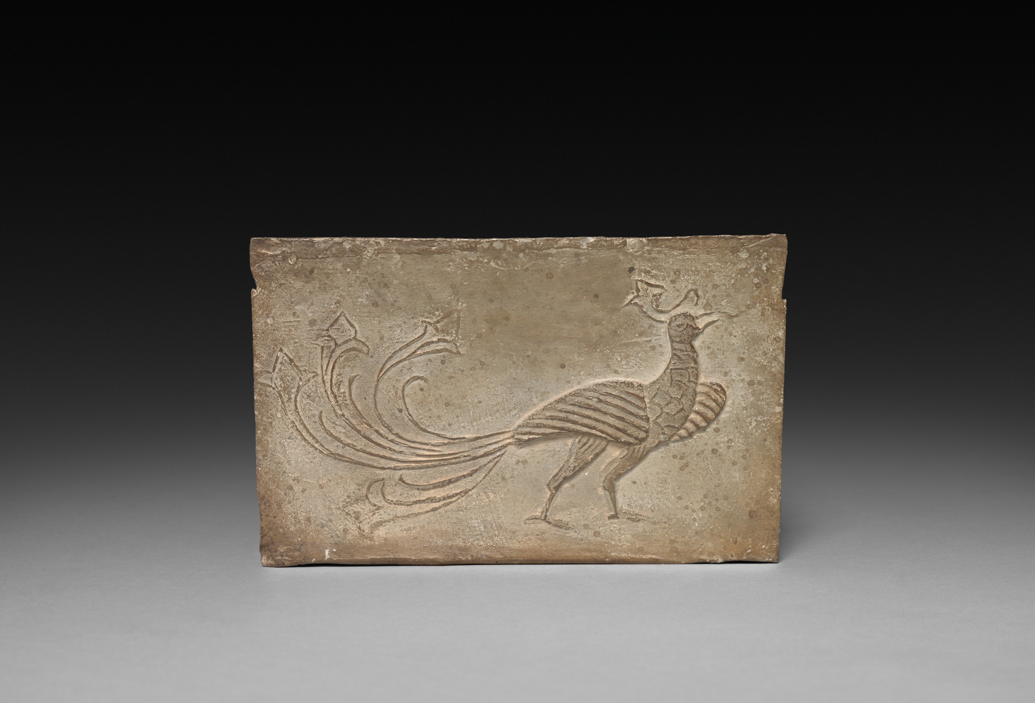 Panel from Model Cooking Stove: Vermilion Bird, Unknown