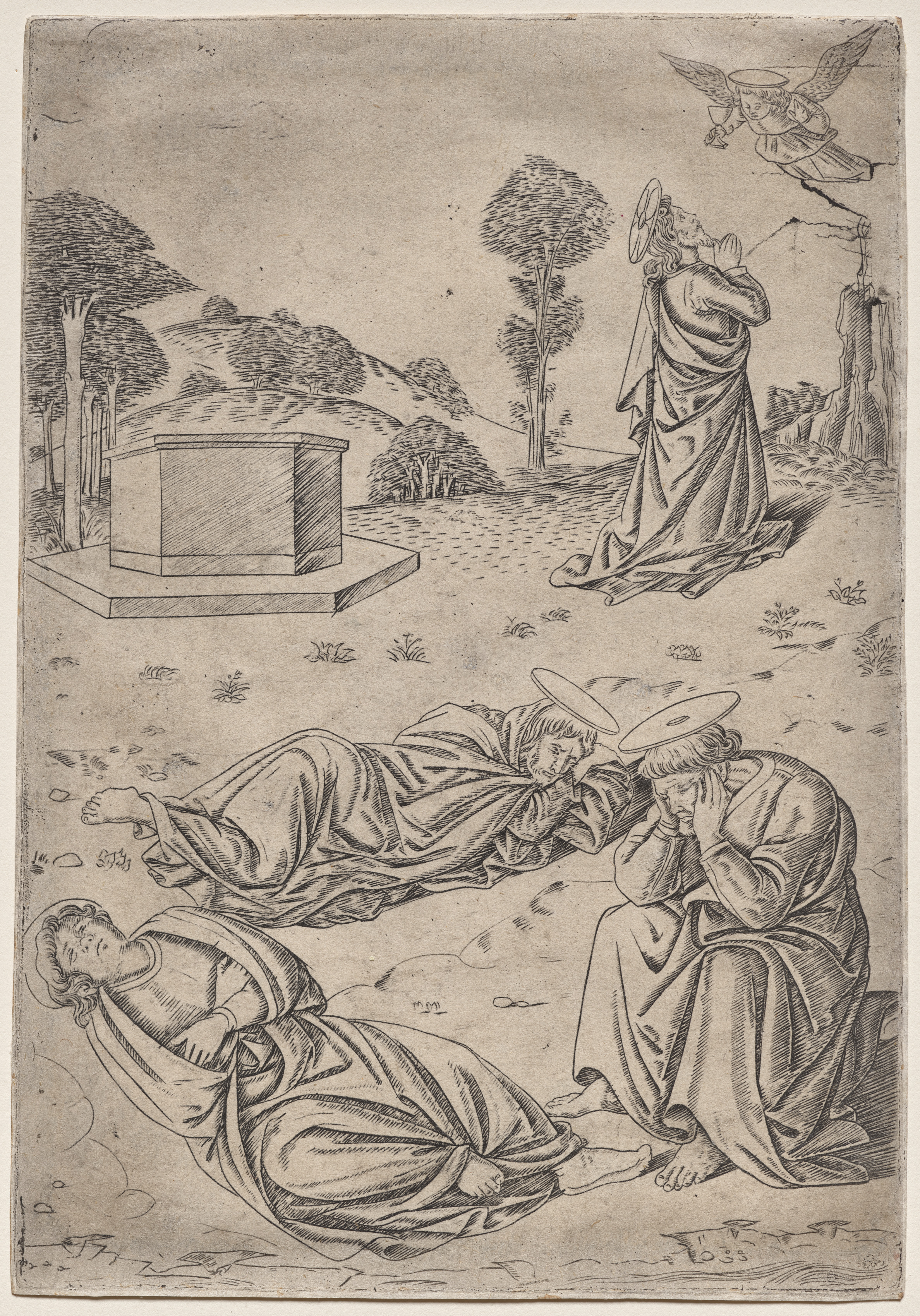 Agony in the Garden, Francesco Rosselli (Italian, 1448-about 1513)