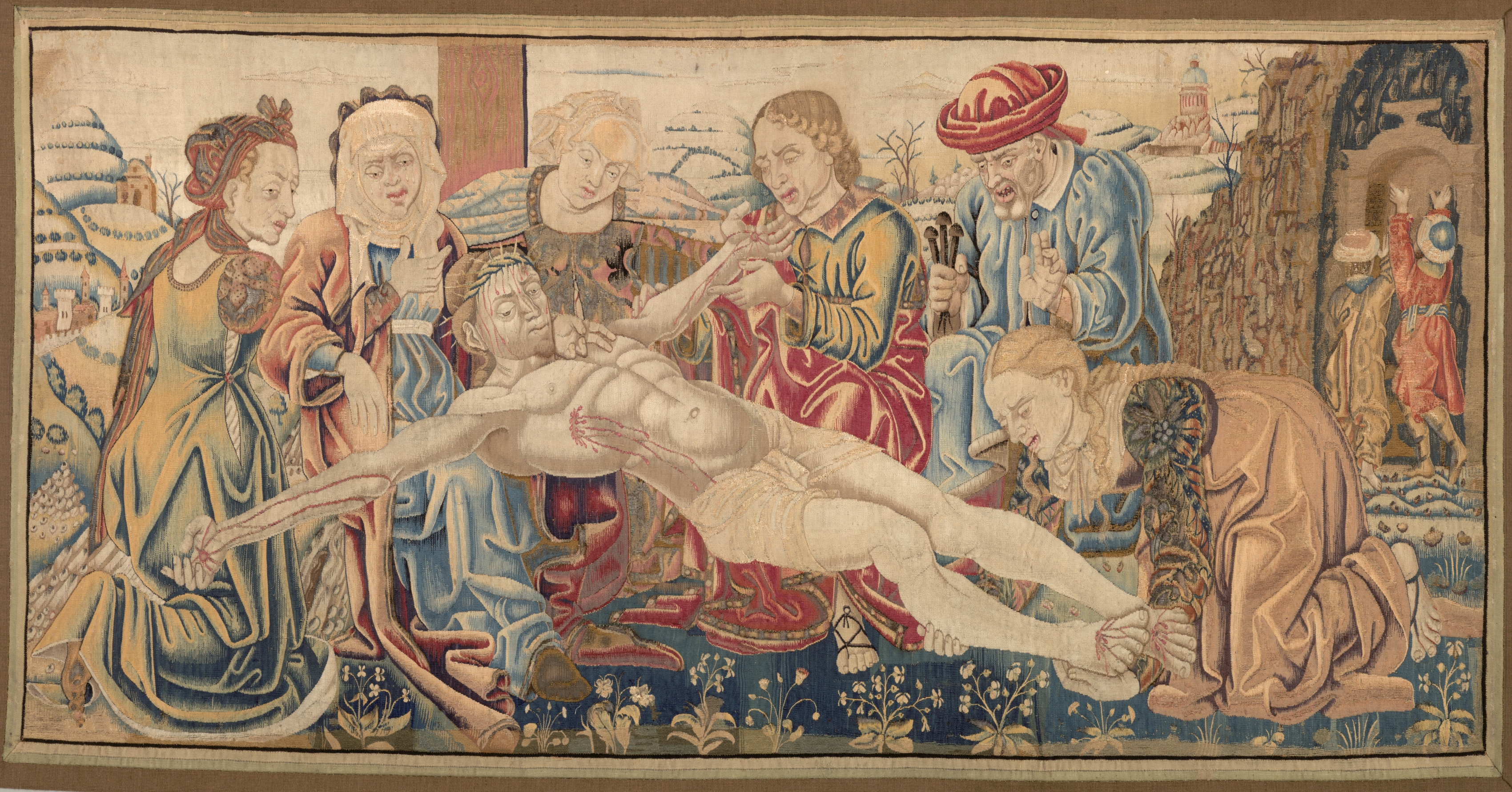 Altar Frontal with the Lamentation, Cosimo Tura (Italian, c. 1430–1495); Rubinetto de Francia (Italian, active 1457–1483)