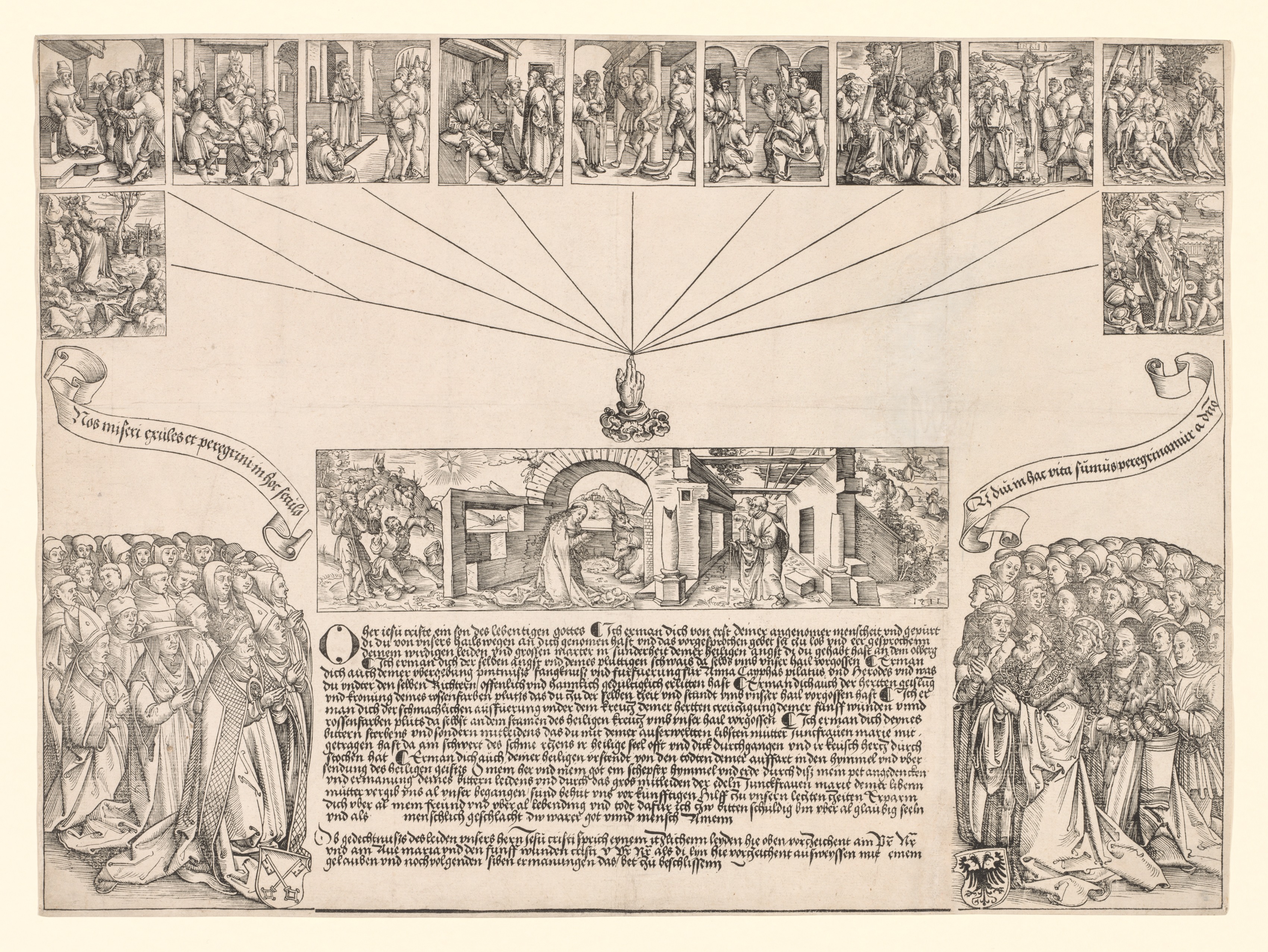 Nativity and Passion of Christ, Wolf Traut (German, c. 1486–1520)