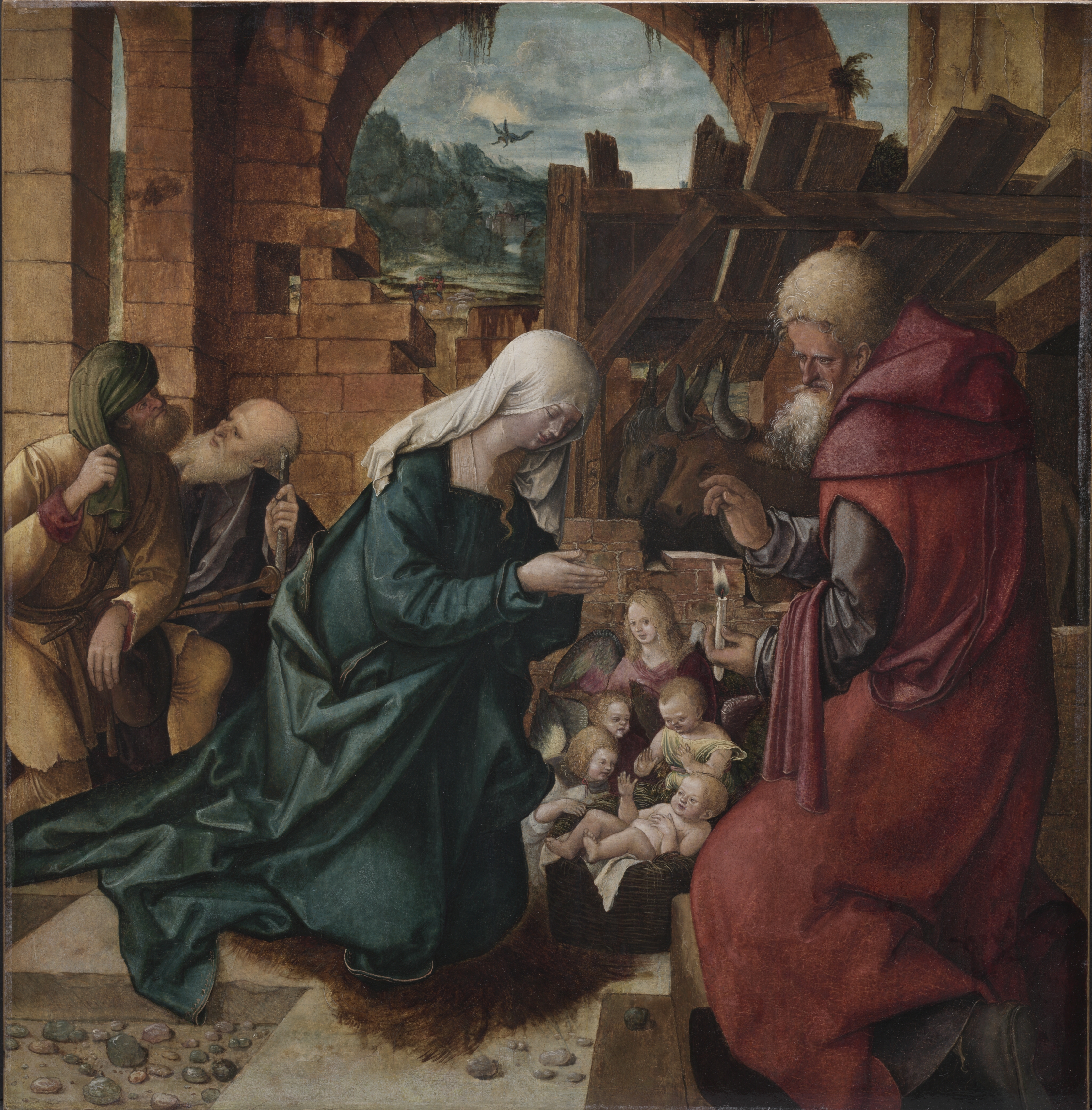Adoration of the Shepherds, Hans Leonhard Schäufelein (German)