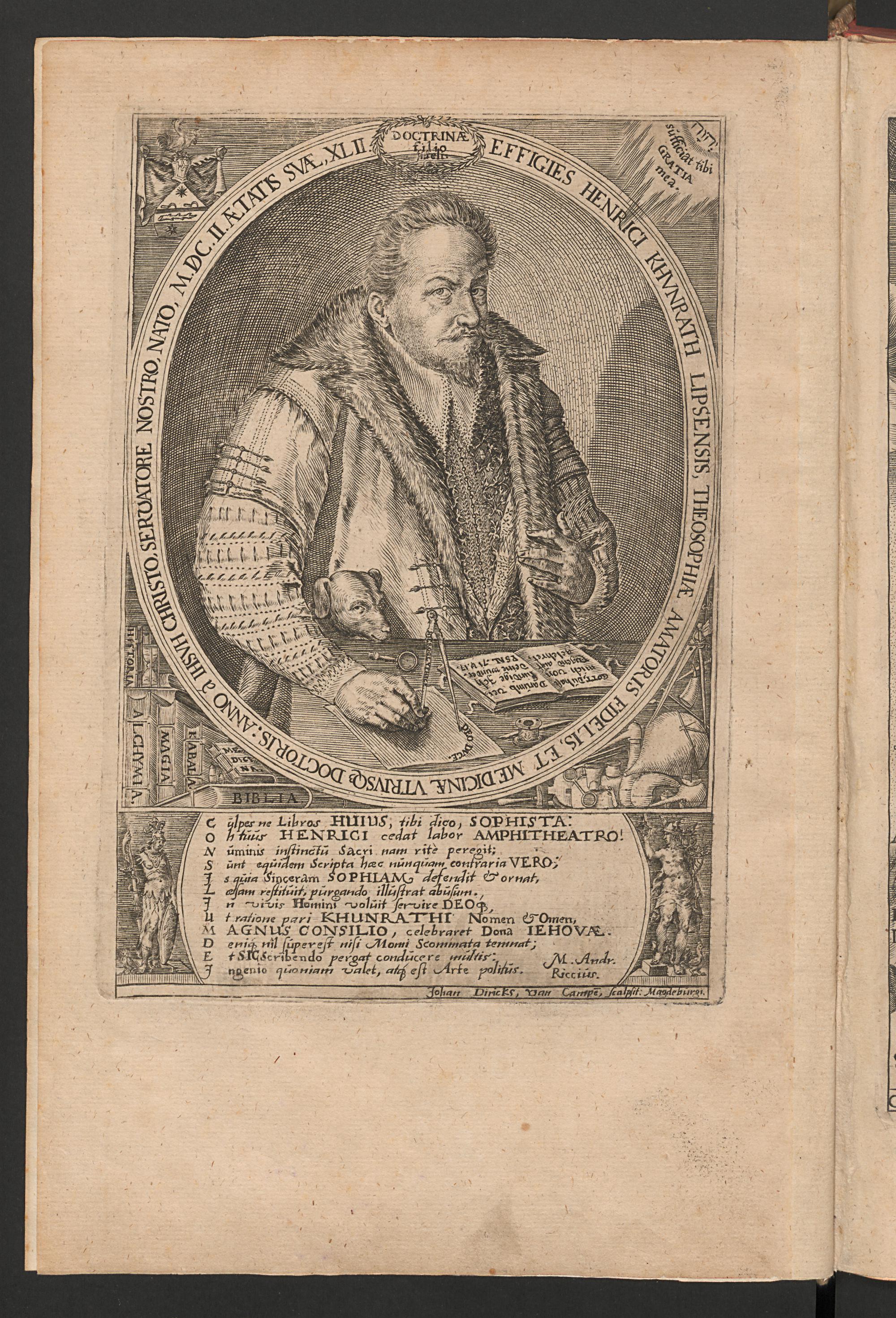 Amphitheatrum sapientiae aeternae, page [6], Khunrath, Heinrich