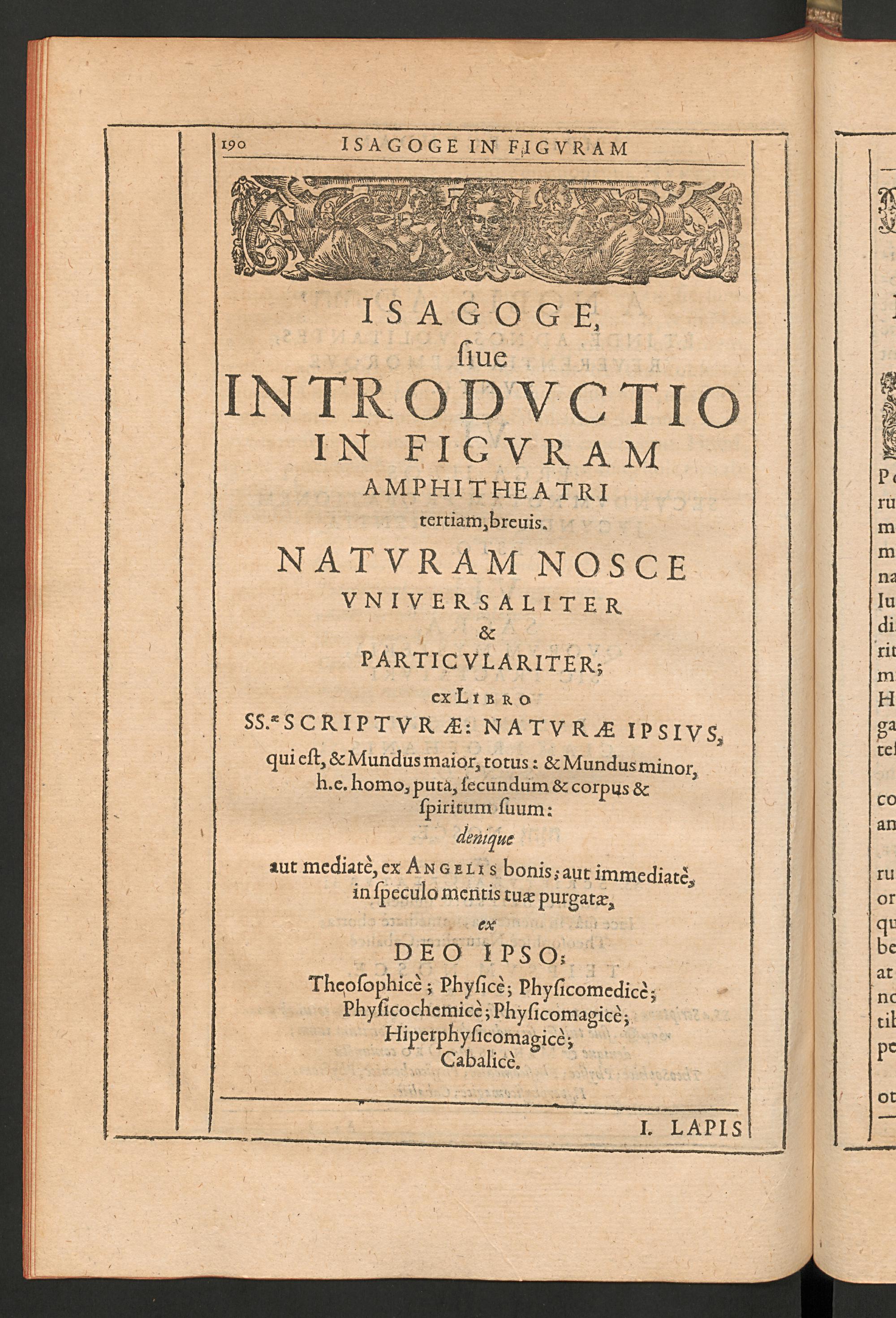 Amphitheatrum sapientiae aeternae, page 190, Khunrath, Heinrich