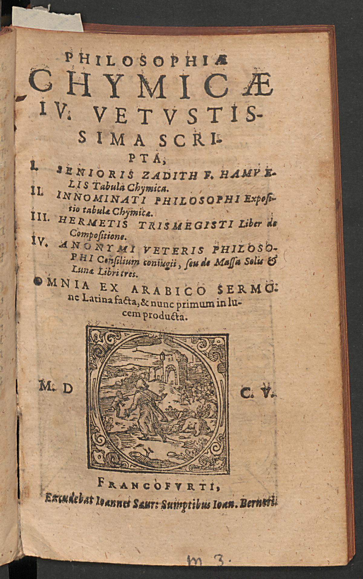 Philosophiae chymicae IV vetustissima scripta : Tabula chymica, Ibn-Umail, Muḥammad