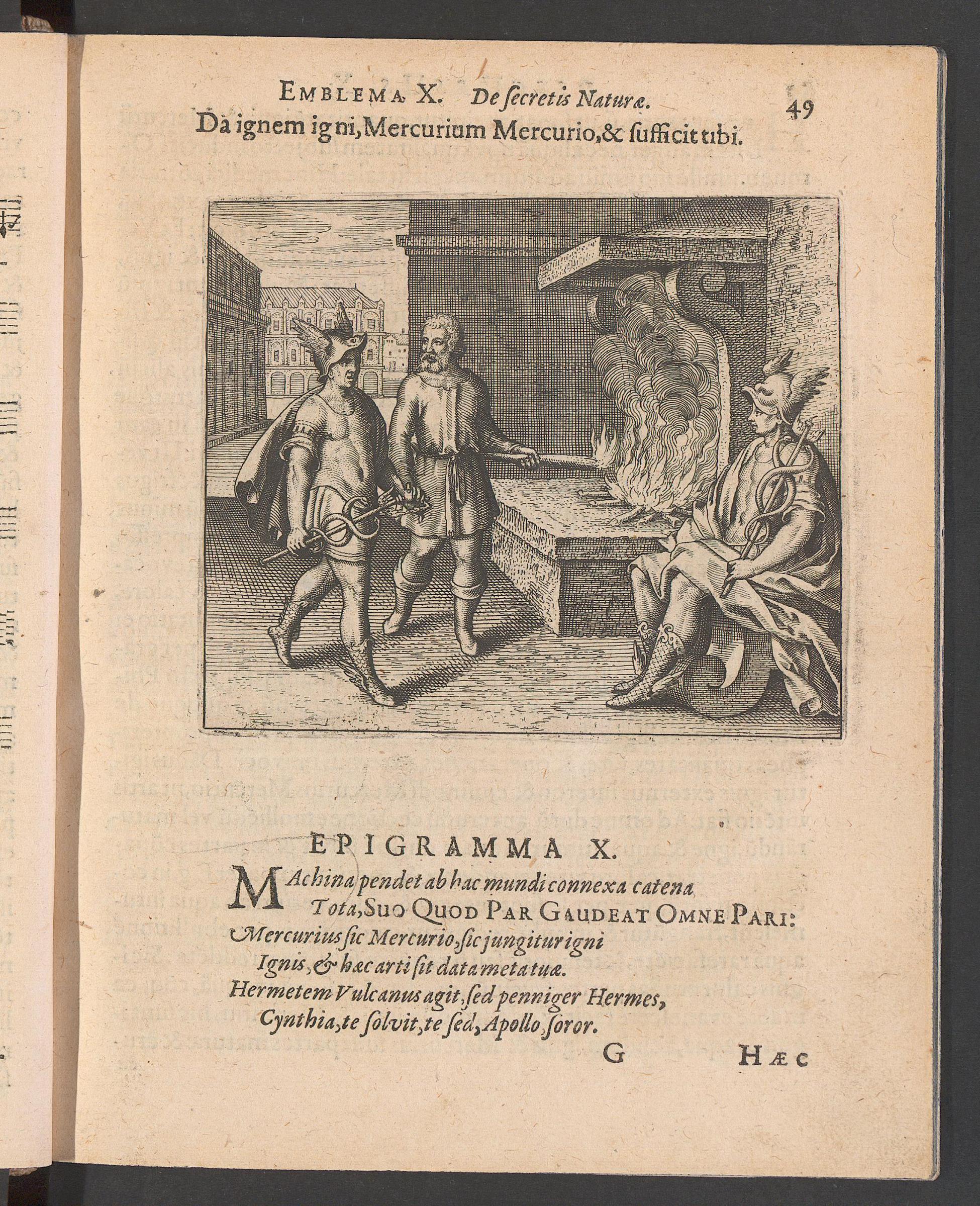 Atalanta fugiens, page 49, Maier, Michael