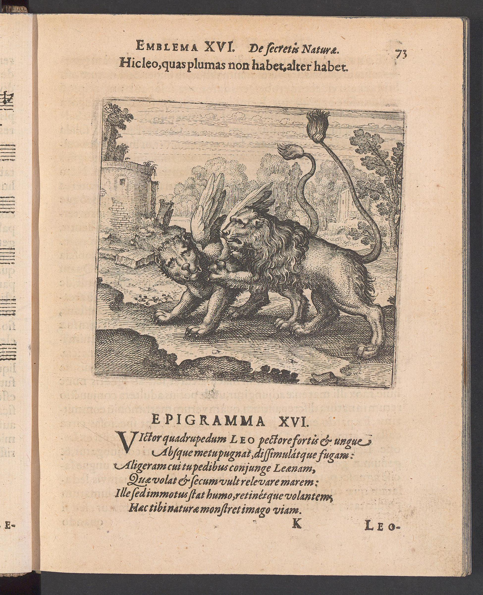 Atalanta fugiens, page 73, Maier, Michael