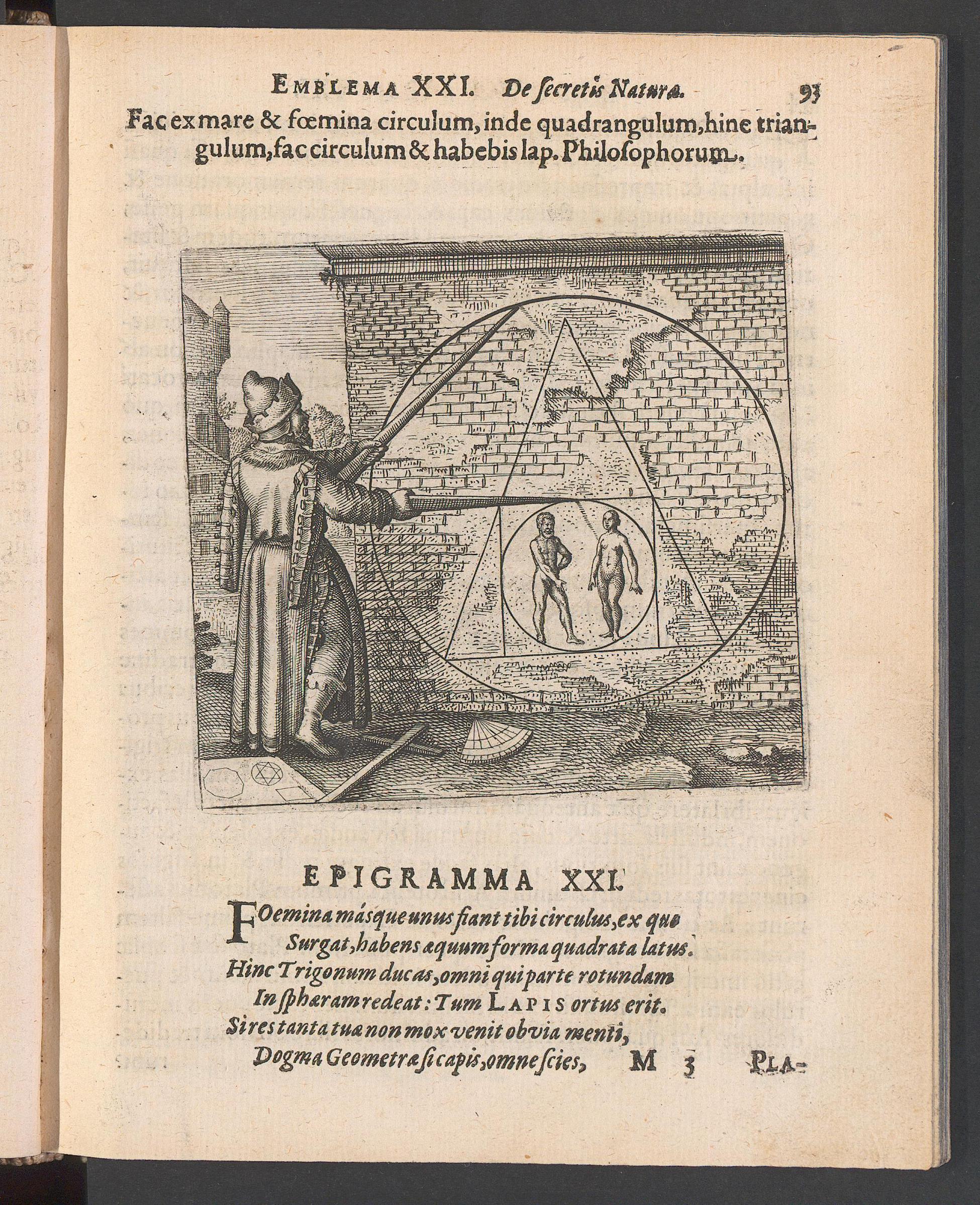 Atalanta fugiens, page 93, Maier, Michael