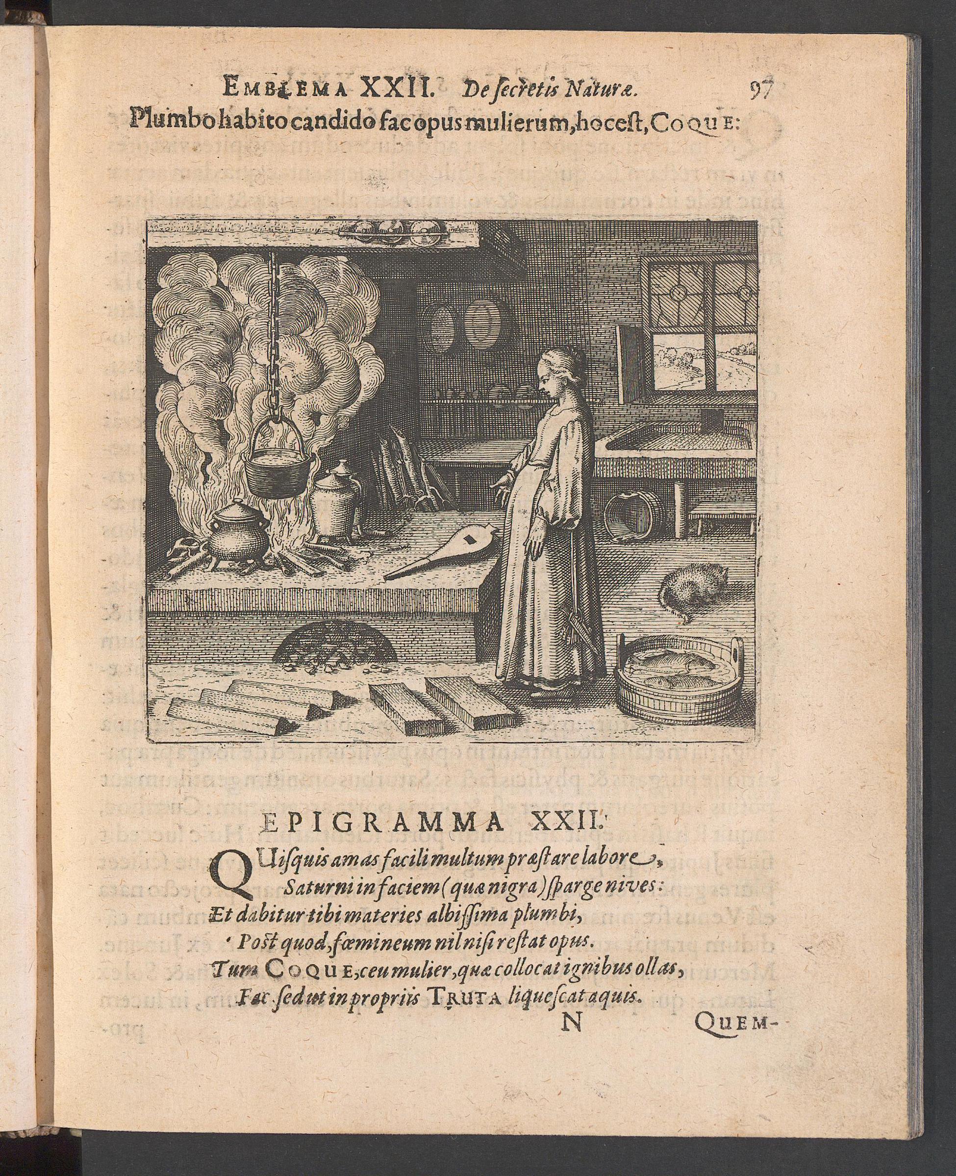 Atalanta fugiens, page 97, Maier, Michael