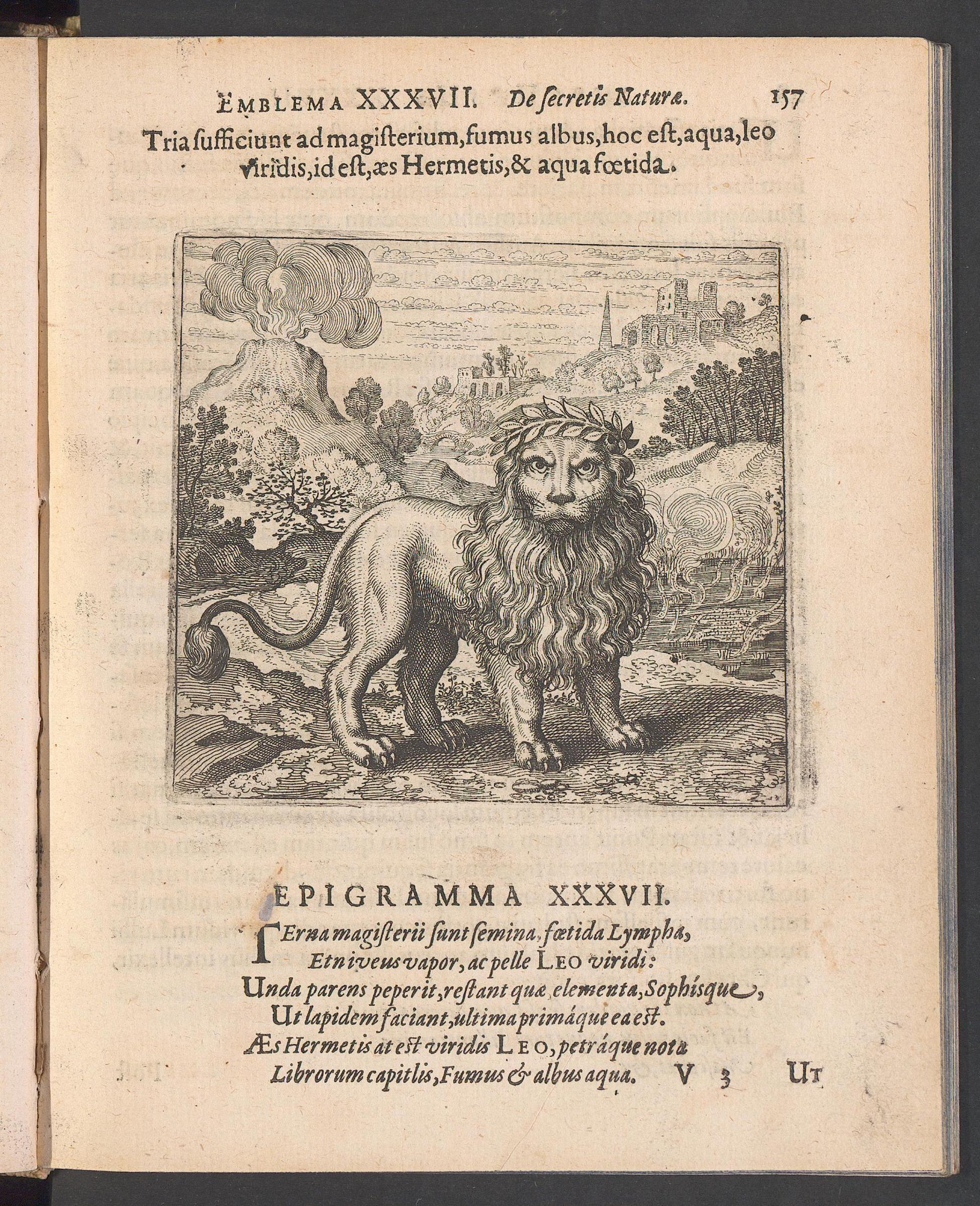 Atalanta fugiens, page 157, Maier, Michael