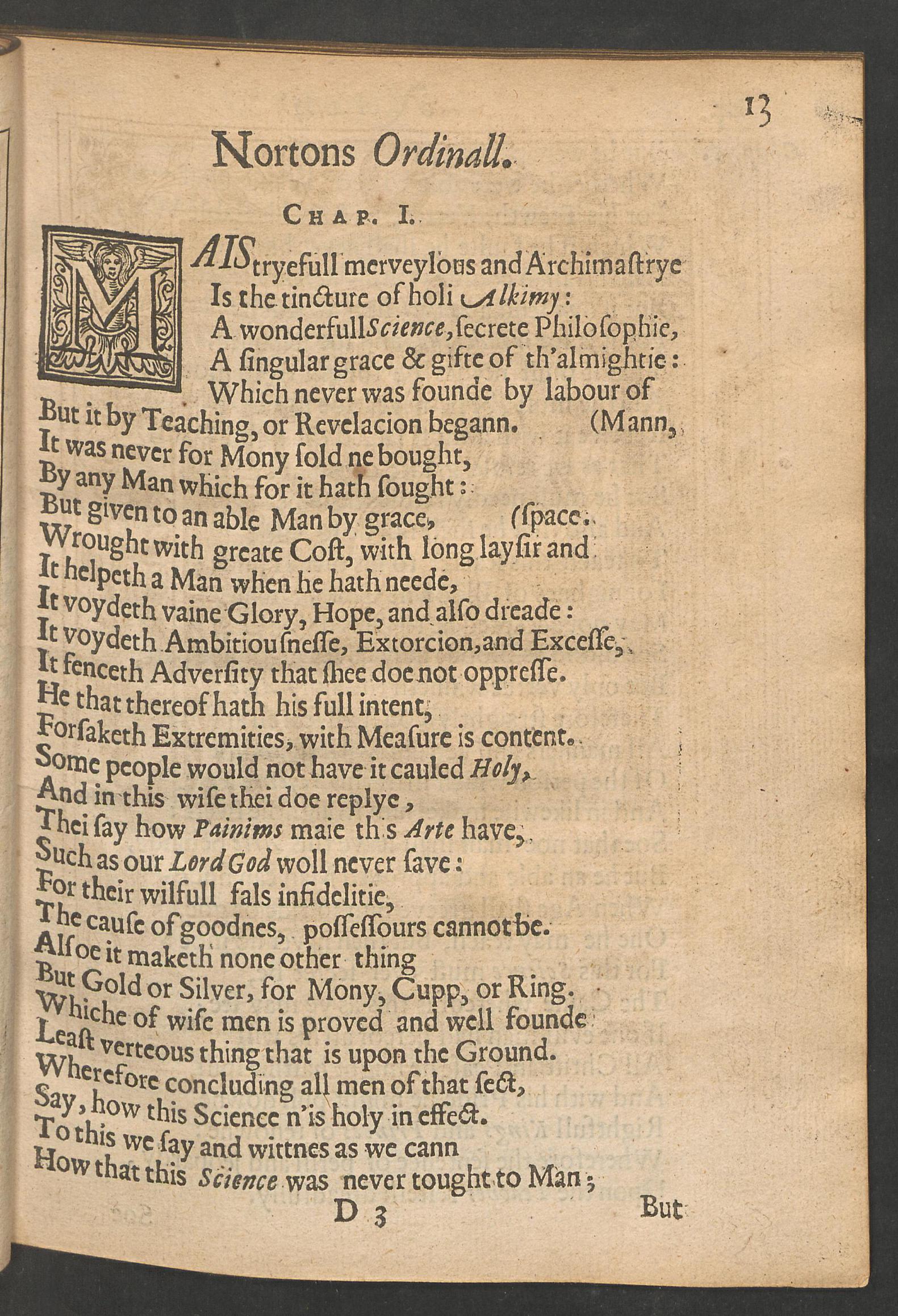 Theatrum chemicum Britannicum, page 13, Ashmole, Elias