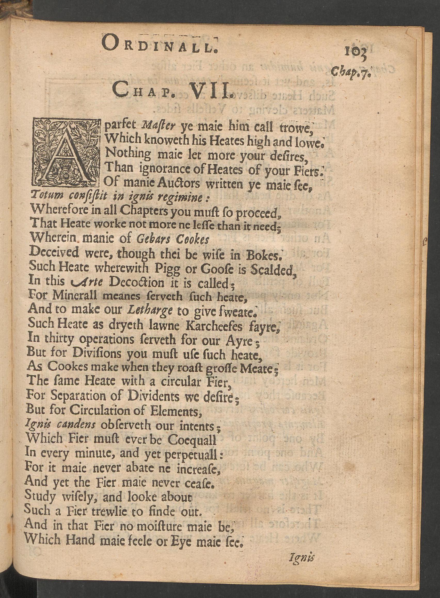 Theatrum chemicum Britannicum, page 103, Ashmole, Elias