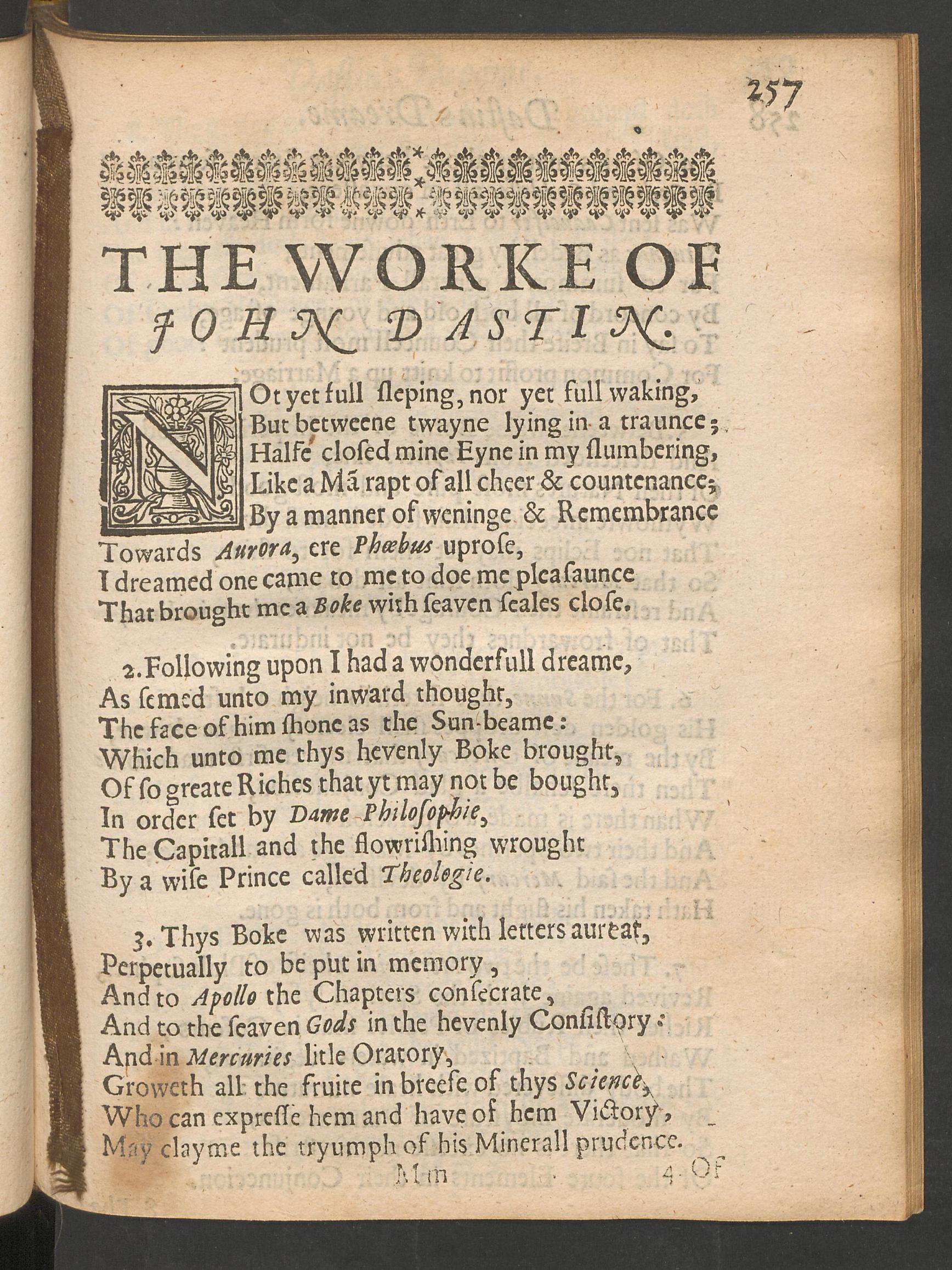 Theatrum chemicum Britannicum, page 257, Ashmole, Elias