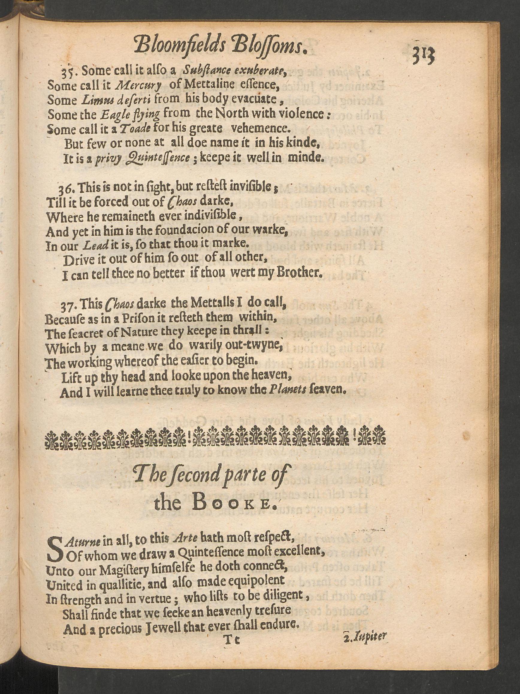 Theatrum chemicum Britannicum, page 313, Ashmole, Elias
