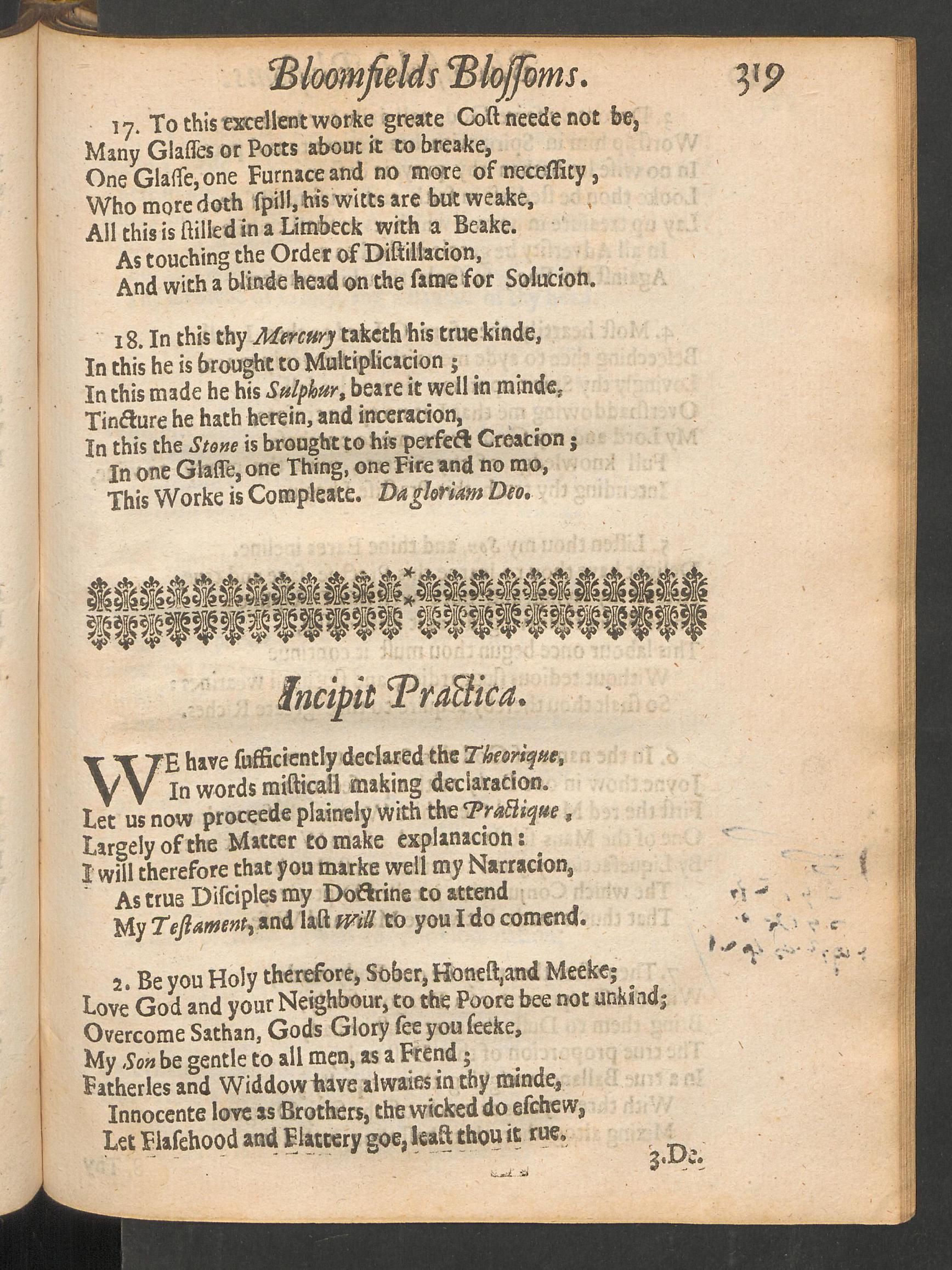 Theatrum chemicum Britannicum, page 319, Ashmole, Elias