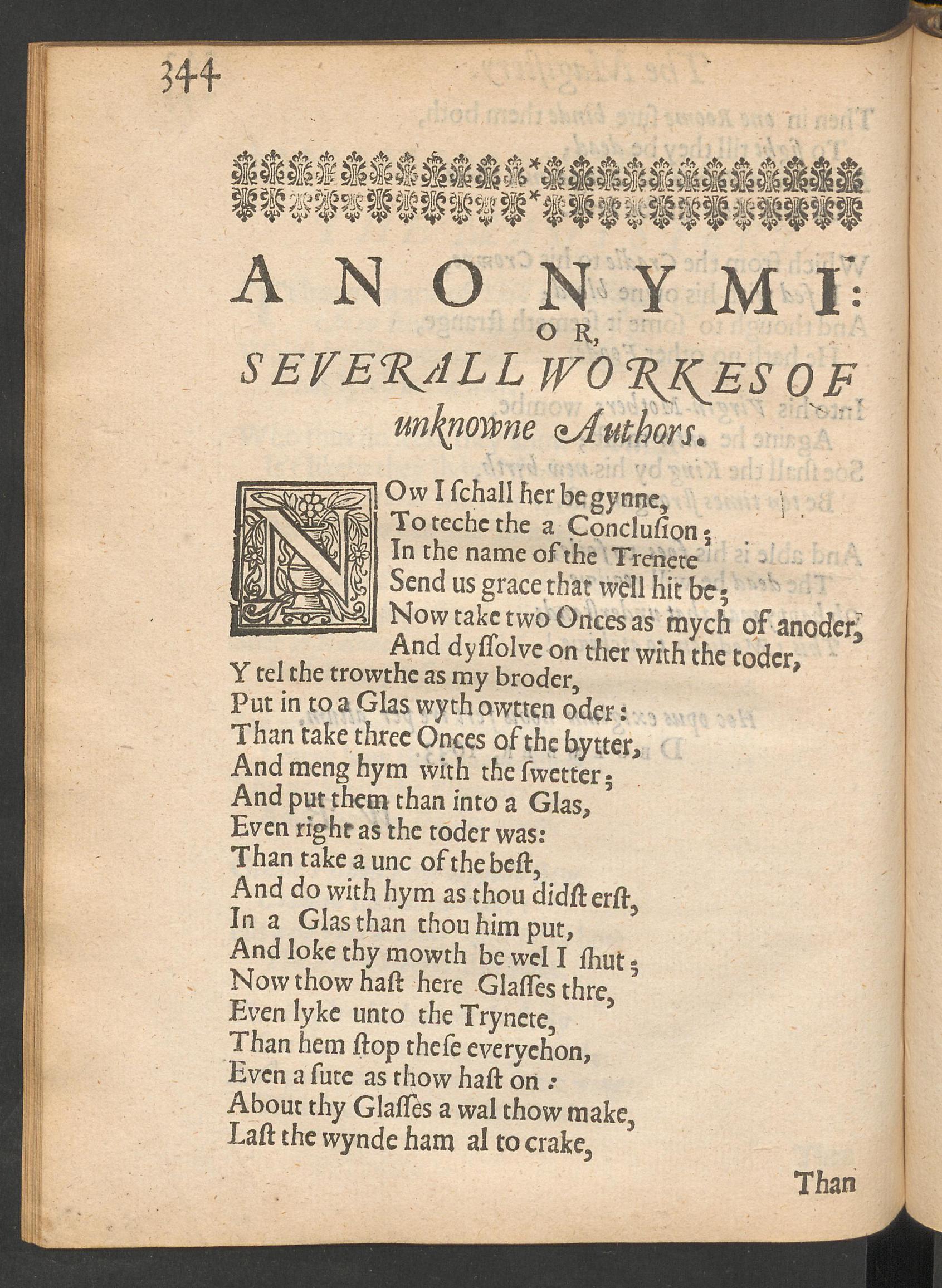 Theatrum chemicum Britannicum, page 344, Ashmole, Elias