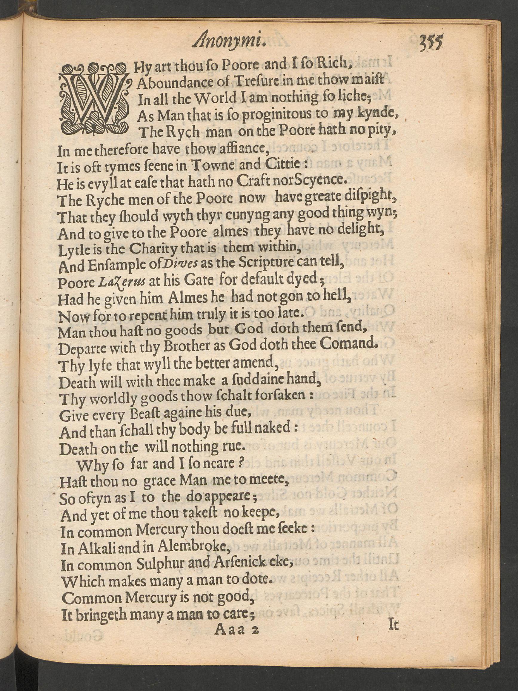 Theatrum chemicum Britannicum, page 355, Ashmole, Elias