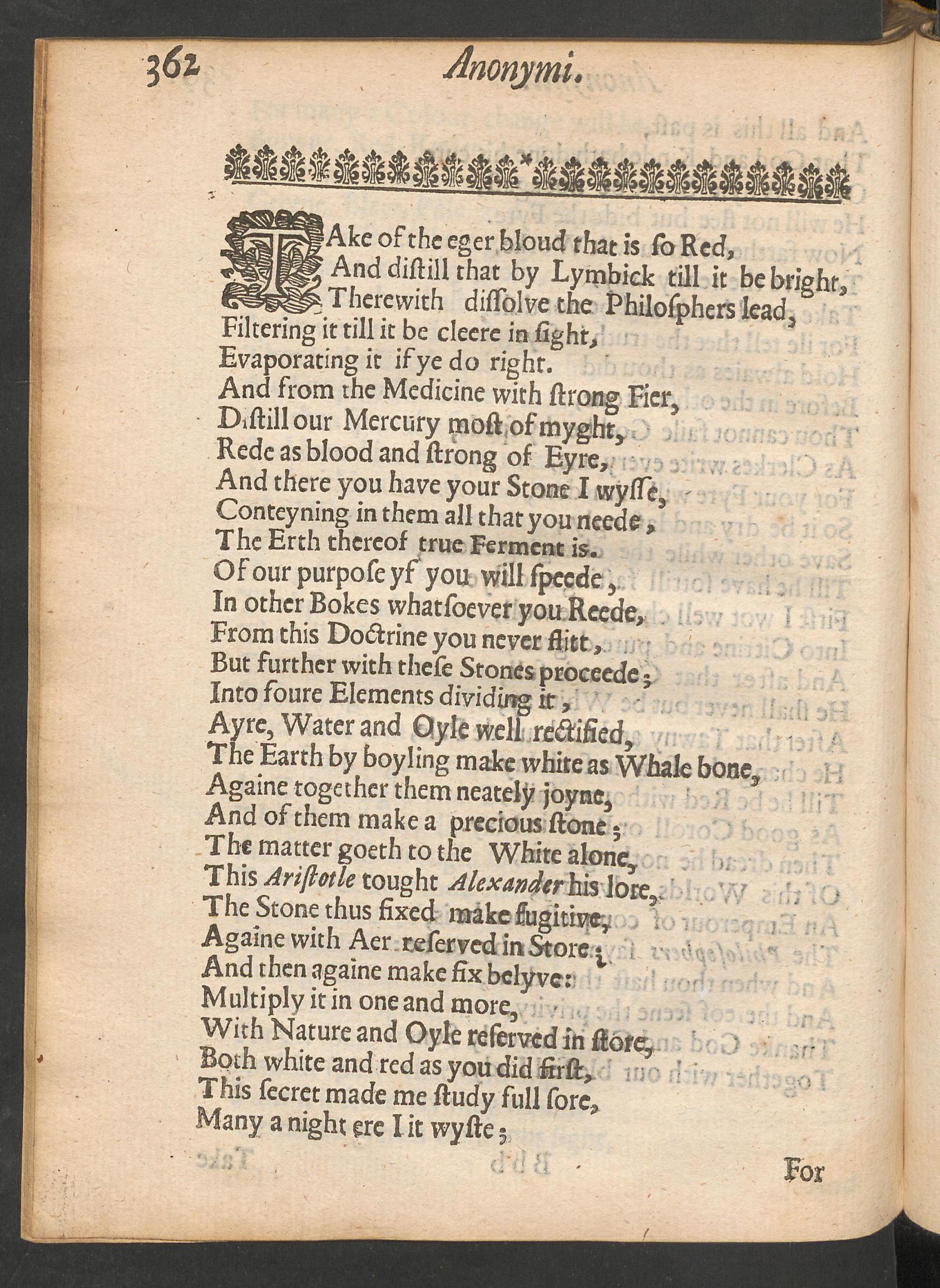 Theatrum chemicum Britannicum, page 362, Ashmole, Elias