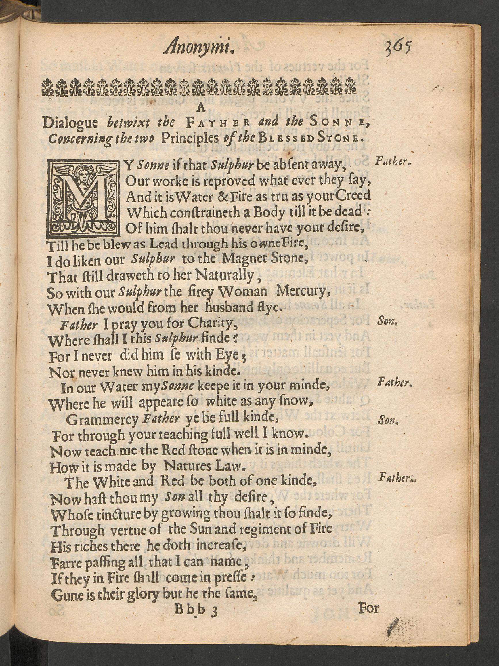 Theatrum chemicum Britannicum, page 365, Ashmole, Elias
