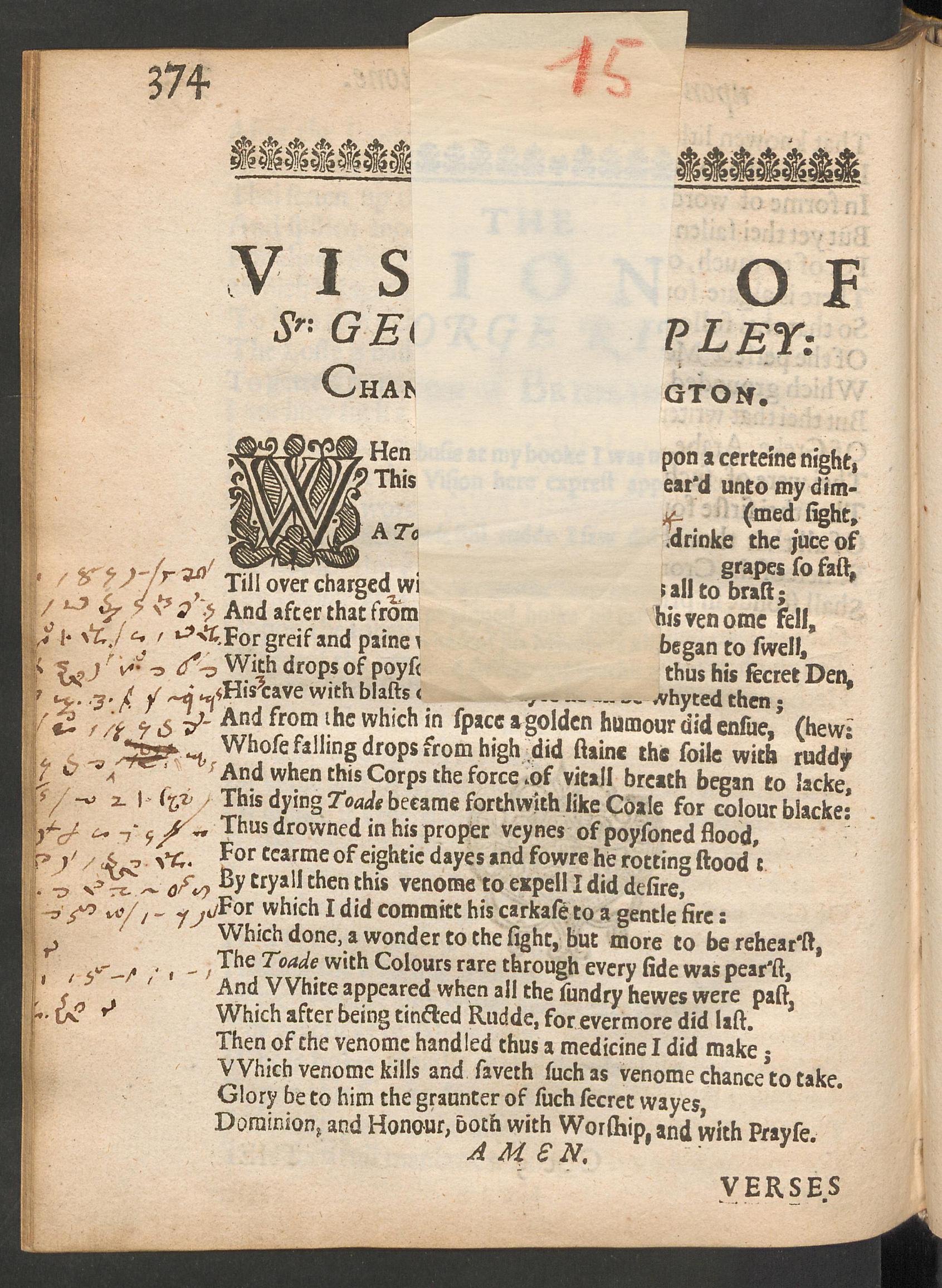 Theatrum chemicum Britannicum, page [394], Ashmole, Elias