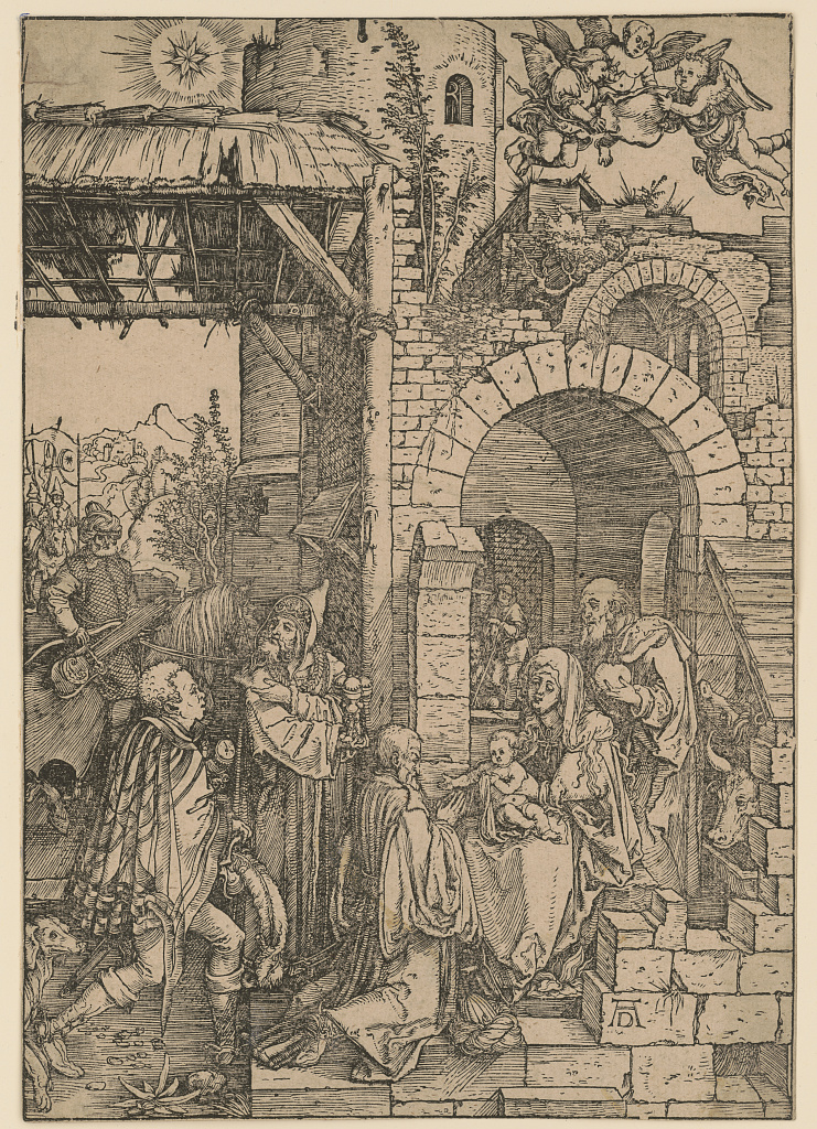 [Adoration of the Magi] / AD [monogram]., Dürer, Albrecht, 1471-1528, artist