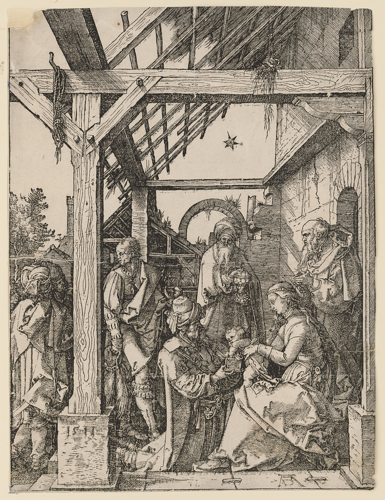 [Adoration of the Magi] / AD [monogram]., Dürer, Albrecht, 1471-1528, artist