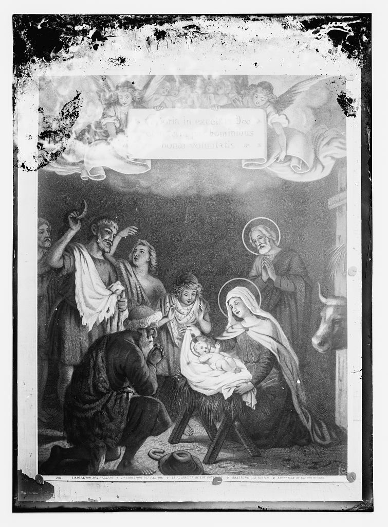 [Copy of a print "Adoration of the shepherds"], Unknown