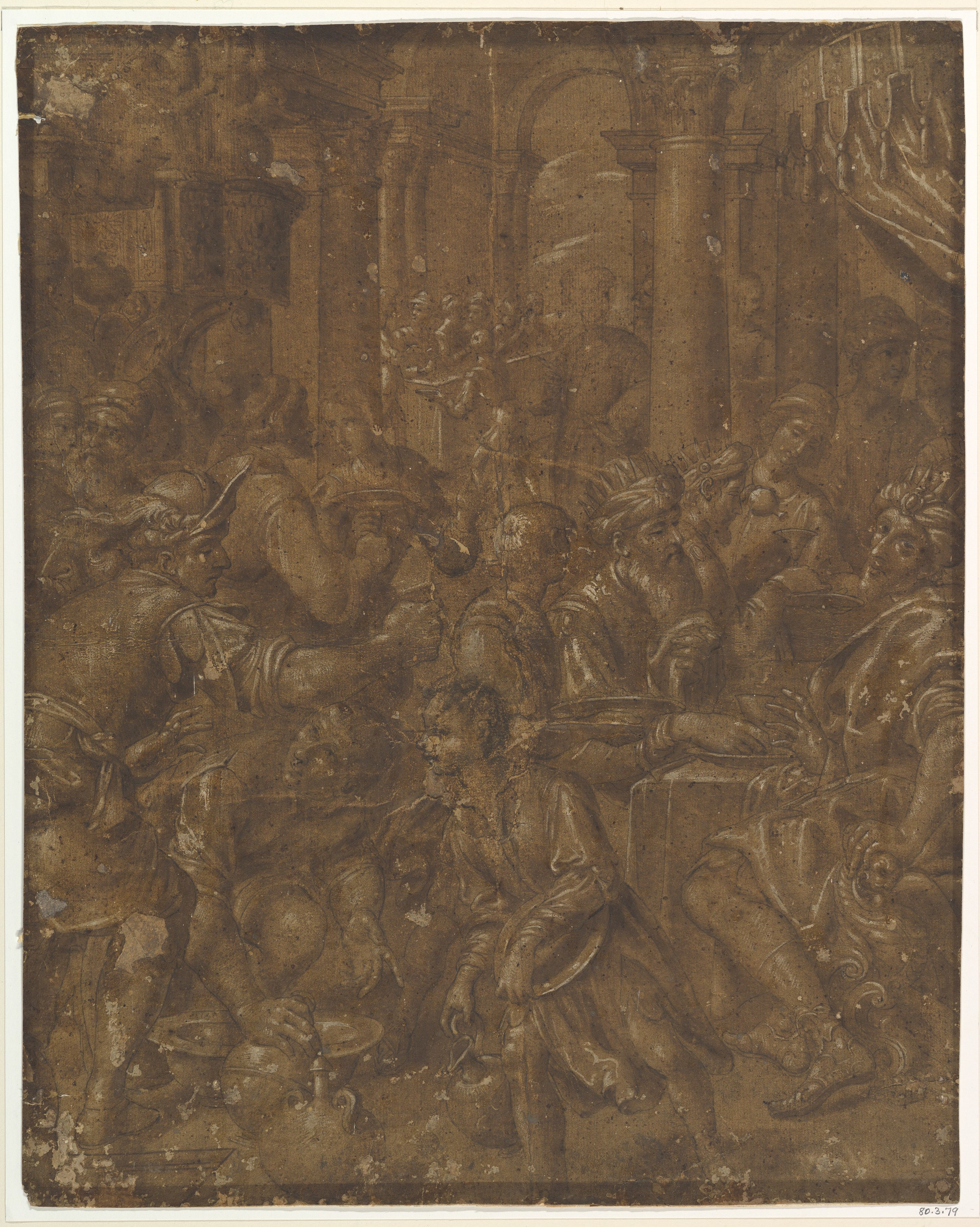 The Banquet of Ahasuerus and Esther, Aurelio Lomi