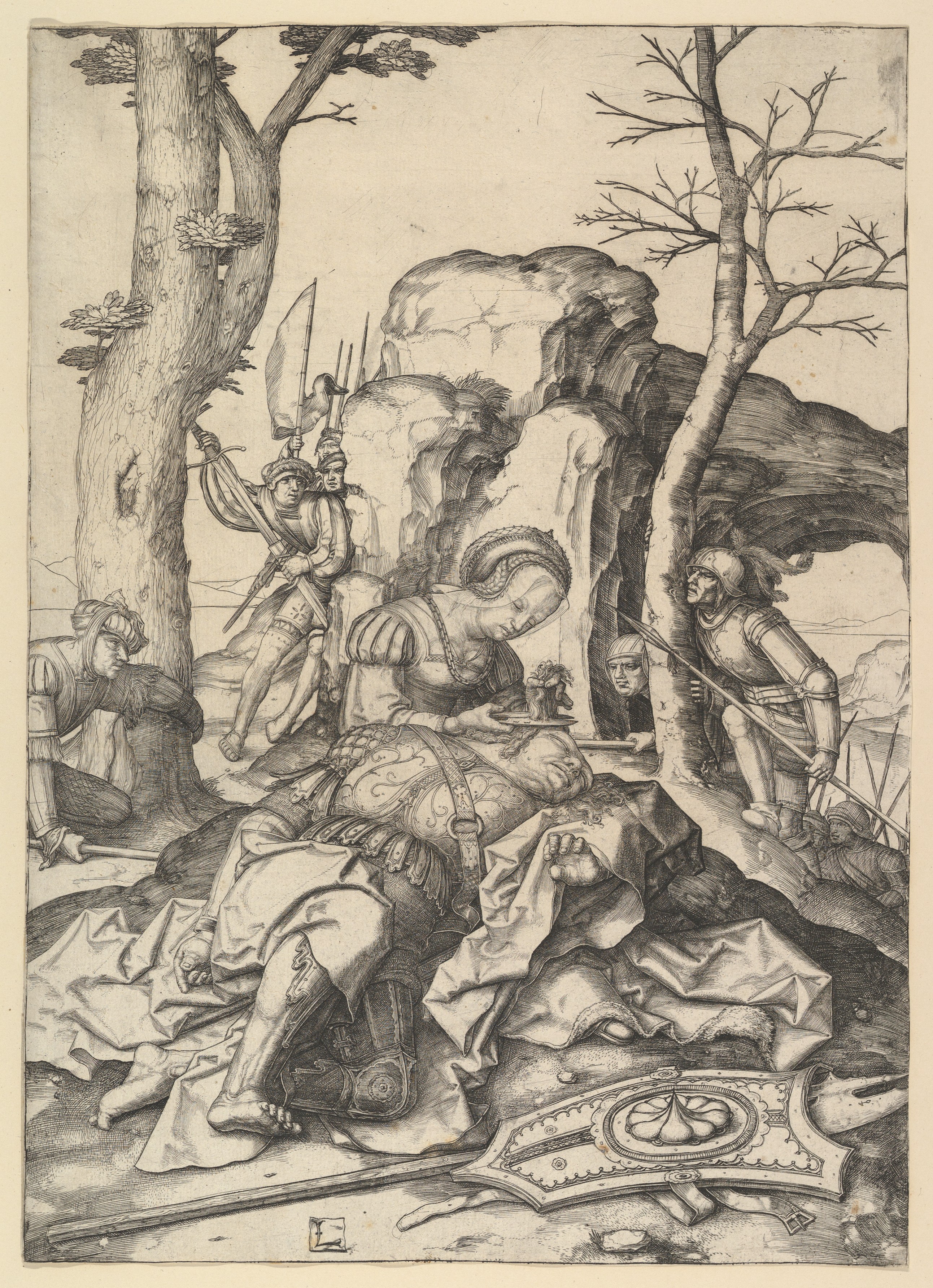 Samson and Delilah, Lucas van Leyden