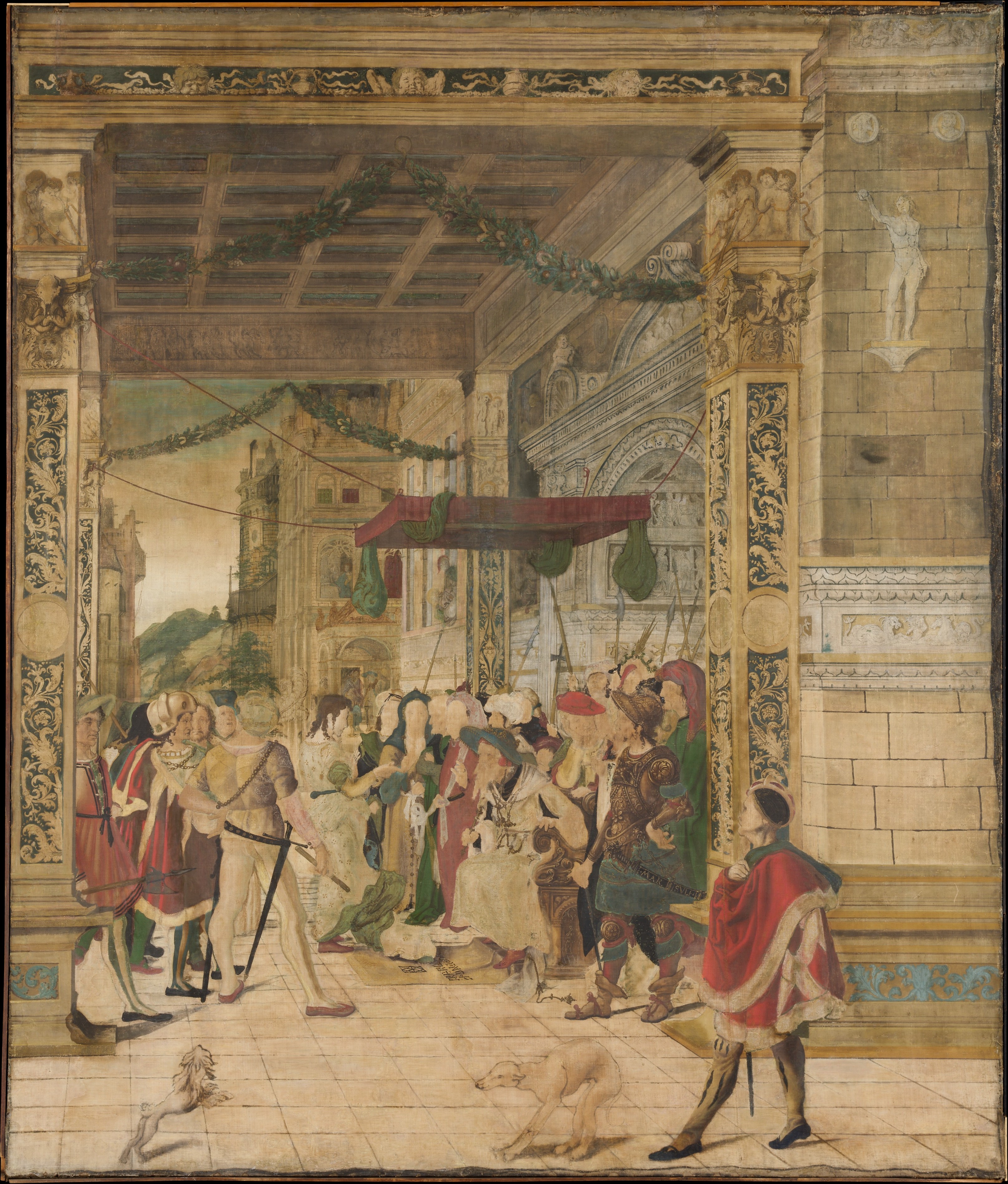 Joseph Interpreting the Dreams of Pharaoh, Jörg Breu the Younger