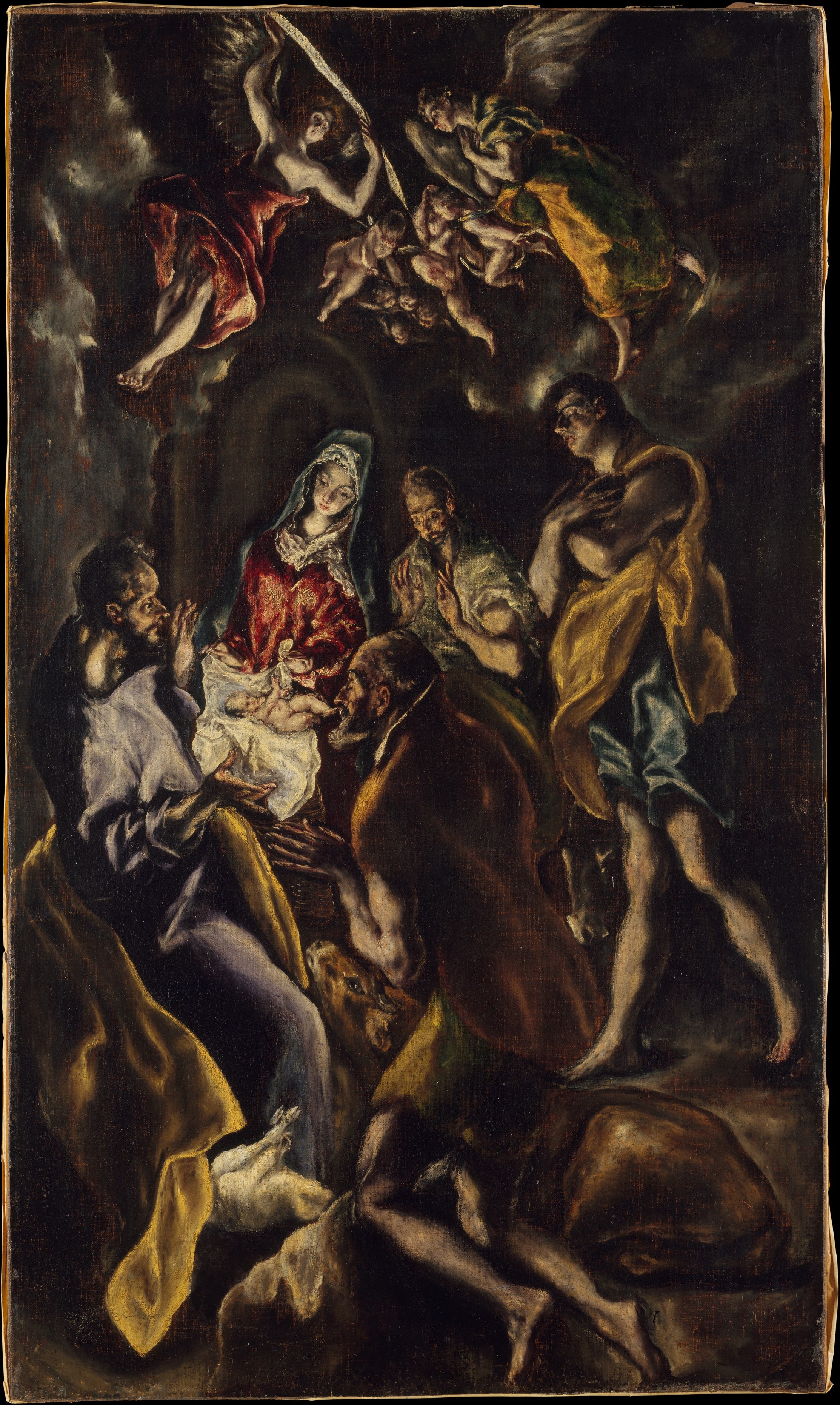 The Adoration of the Shepherds, El Greco (Domenikos Theotokopoulos) and Workshop
