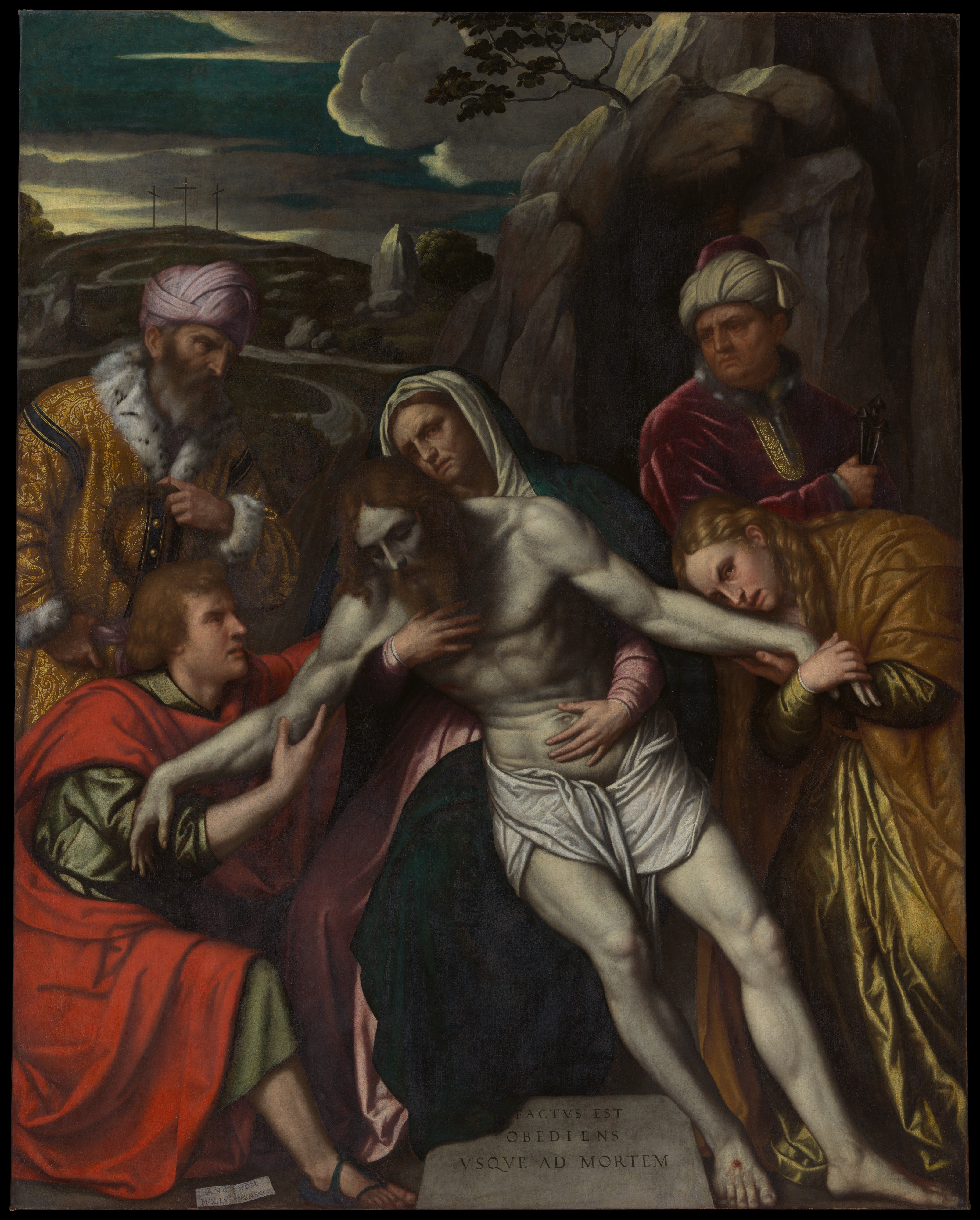 The Entombment, Moretto da Brescia (Alessandro Bonvicino)