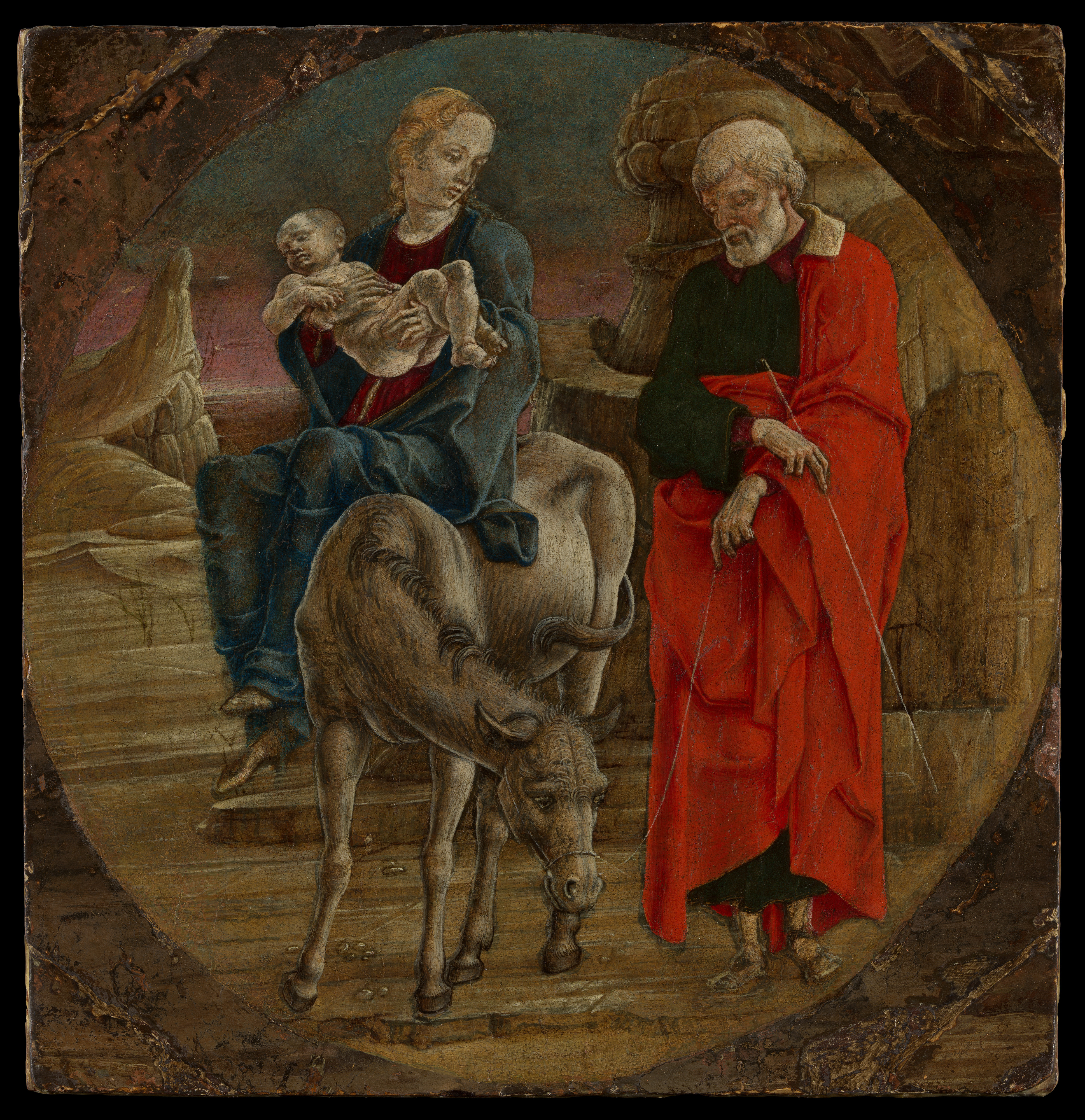 The Flight into Egypt, Cosmè Tura (Cosimo di Domenico di Bonaventura)