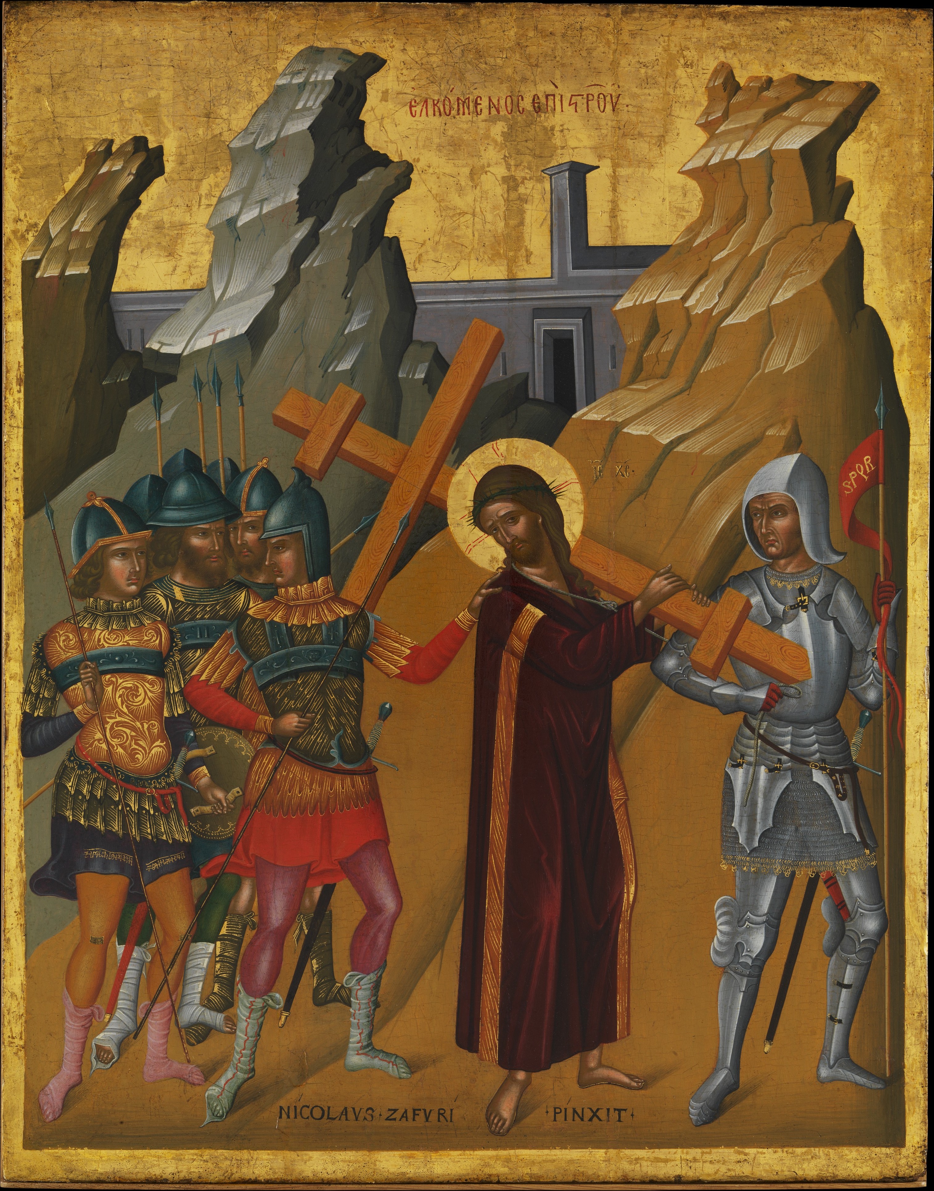 Christ Bearing the Cross, Nicolaos Tzafouris