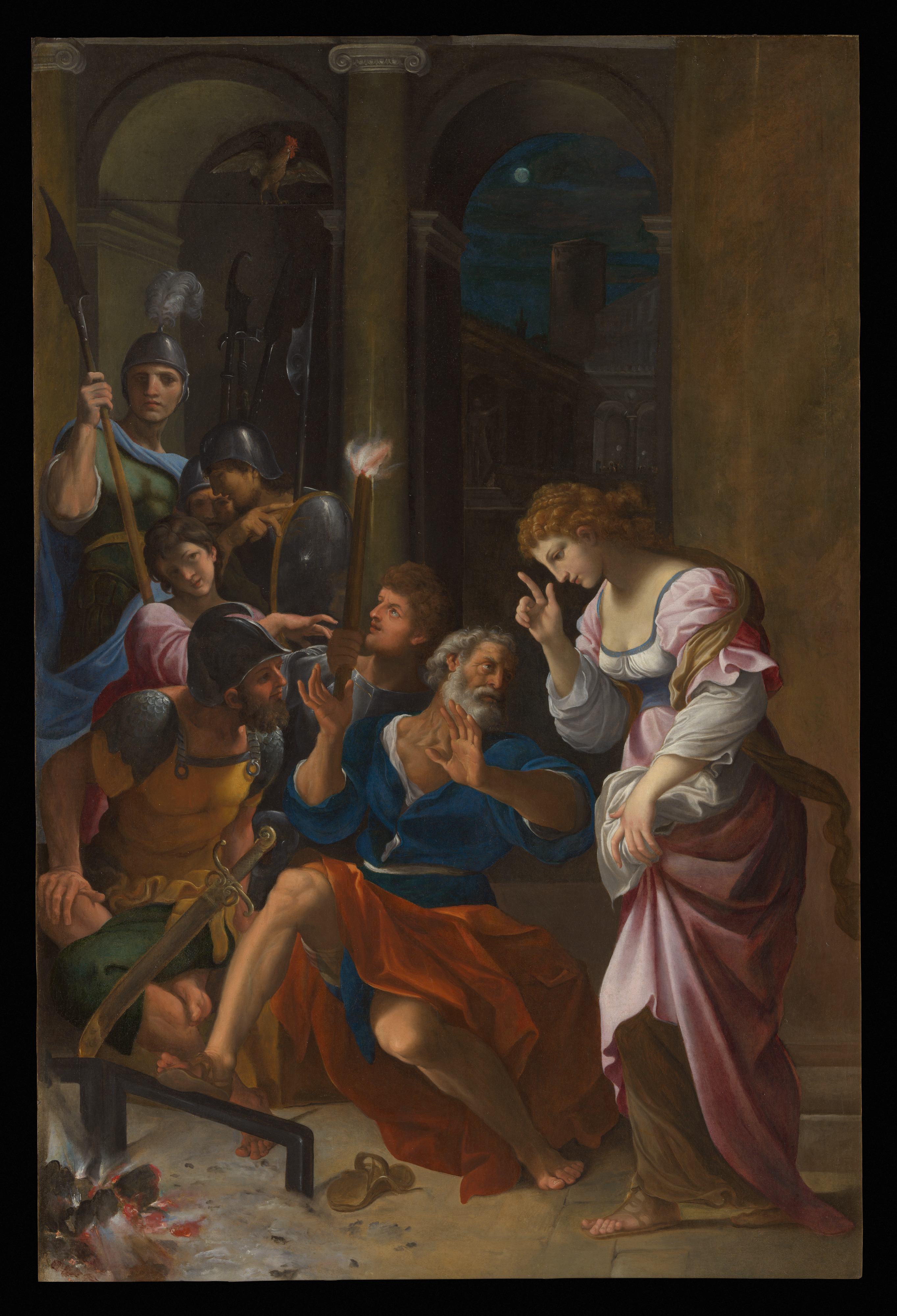 The Denial of Saint Peter, Ludovico Carracci