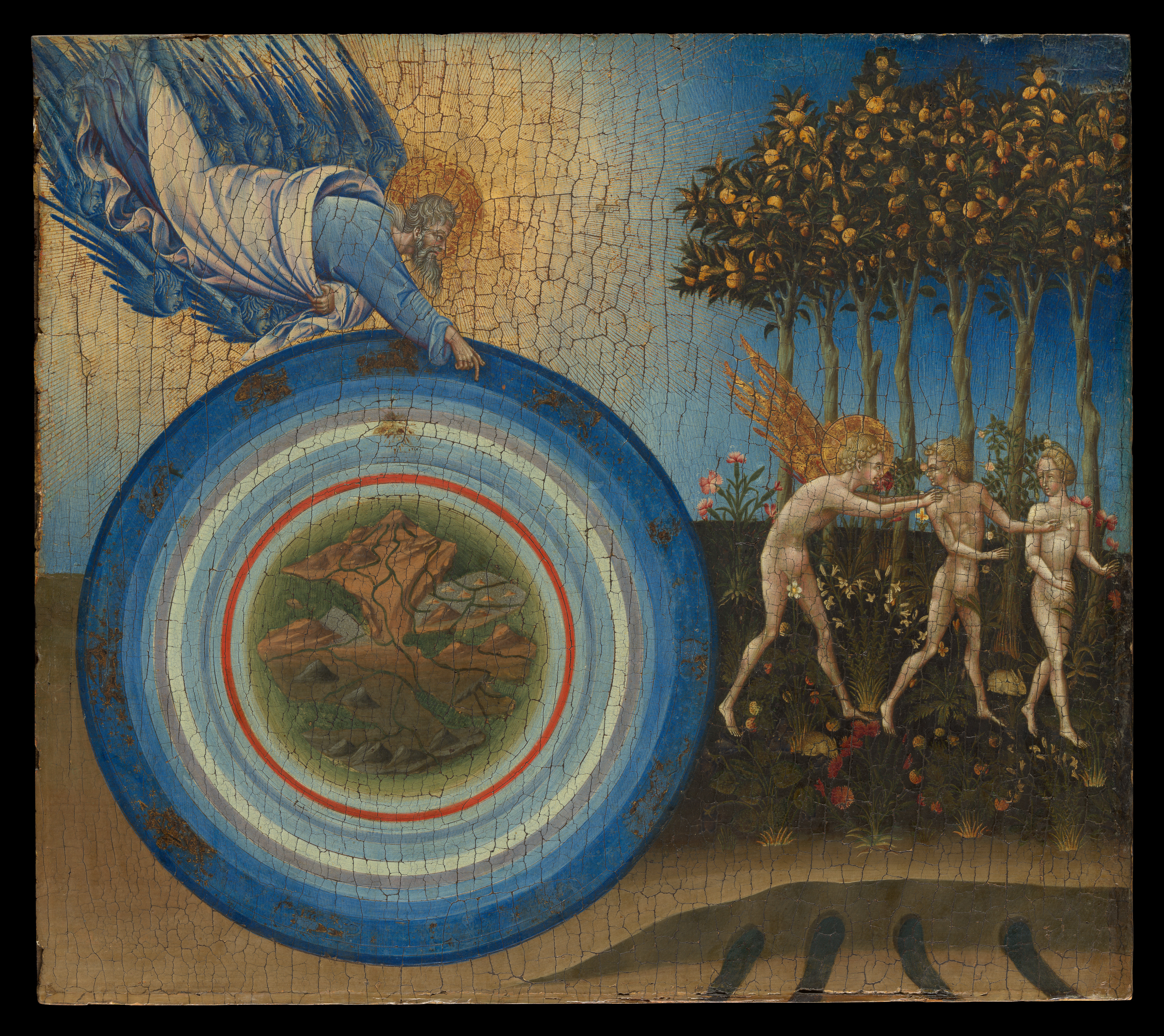 The Creation of the World and the Expulsion from Paradise, Giovanni di Paolo (Giovanni di Paolo di Grazia)