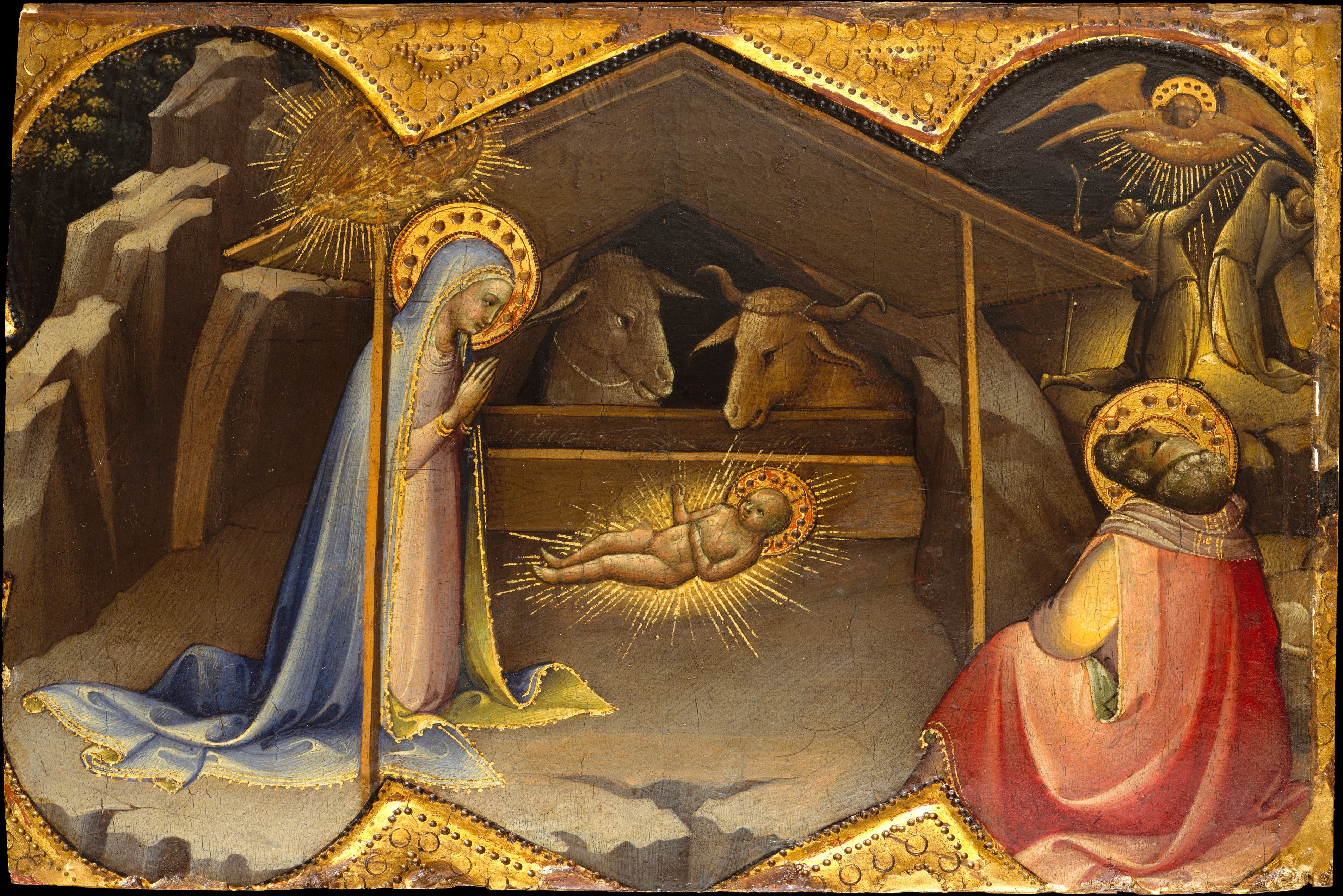 The Nativity, Lorenzo Monaco (Piero di Giovanni)