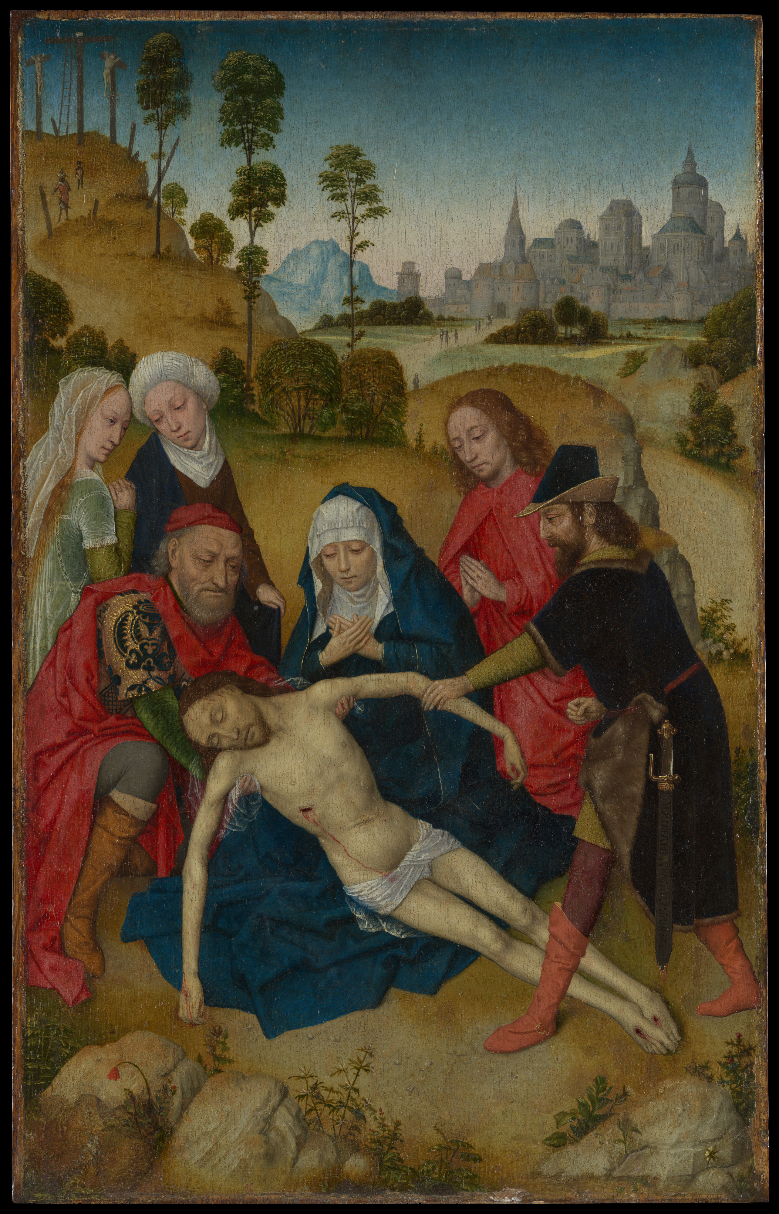 The Lamentation of Christ, Simon Marmion
