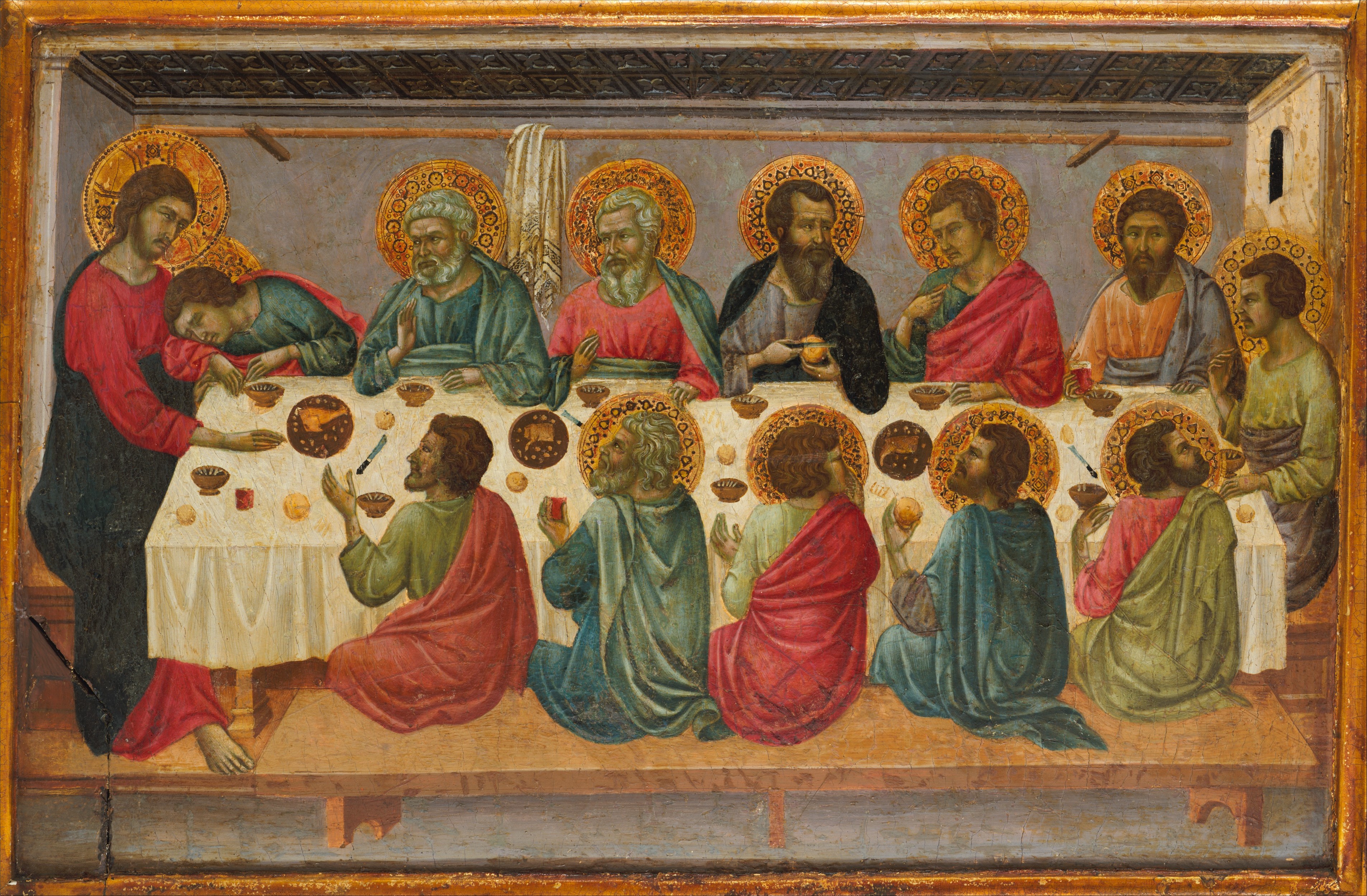 The Last Supper, Ugolino da Siena (Ugolino di Nerio)