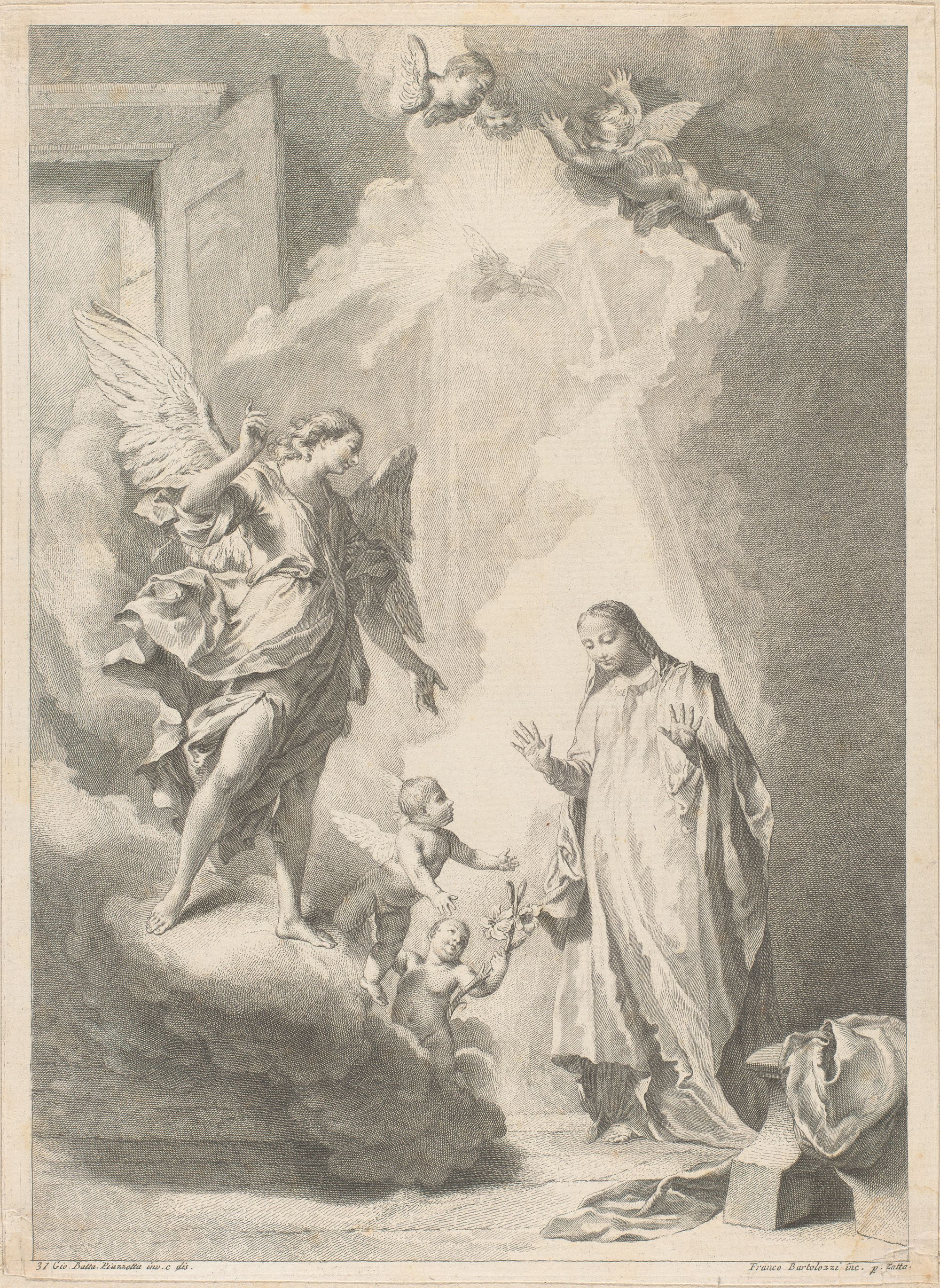 The Annunciation, Francesco Bartolozzi
