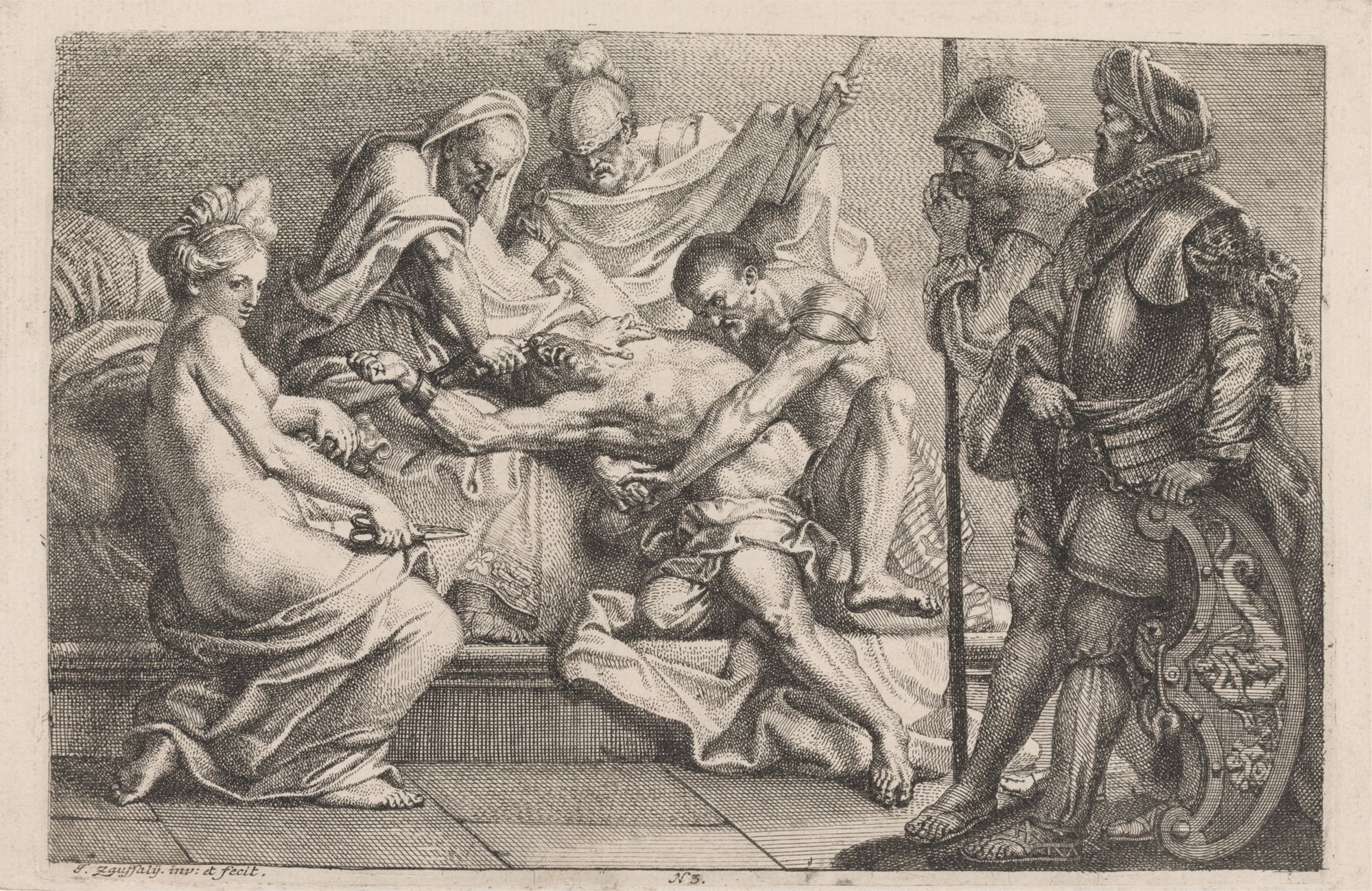 Samson Overcome by the Philistines, Johan Joseph Zoffany
