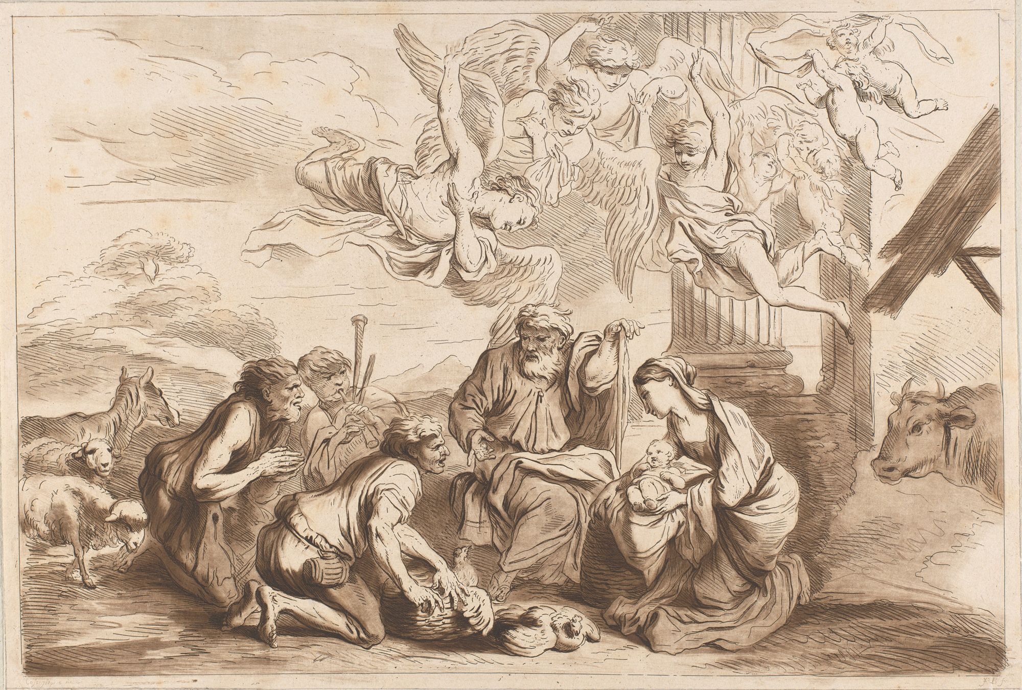 The Adoration of the Shepherds, Francesco Bartolozzi