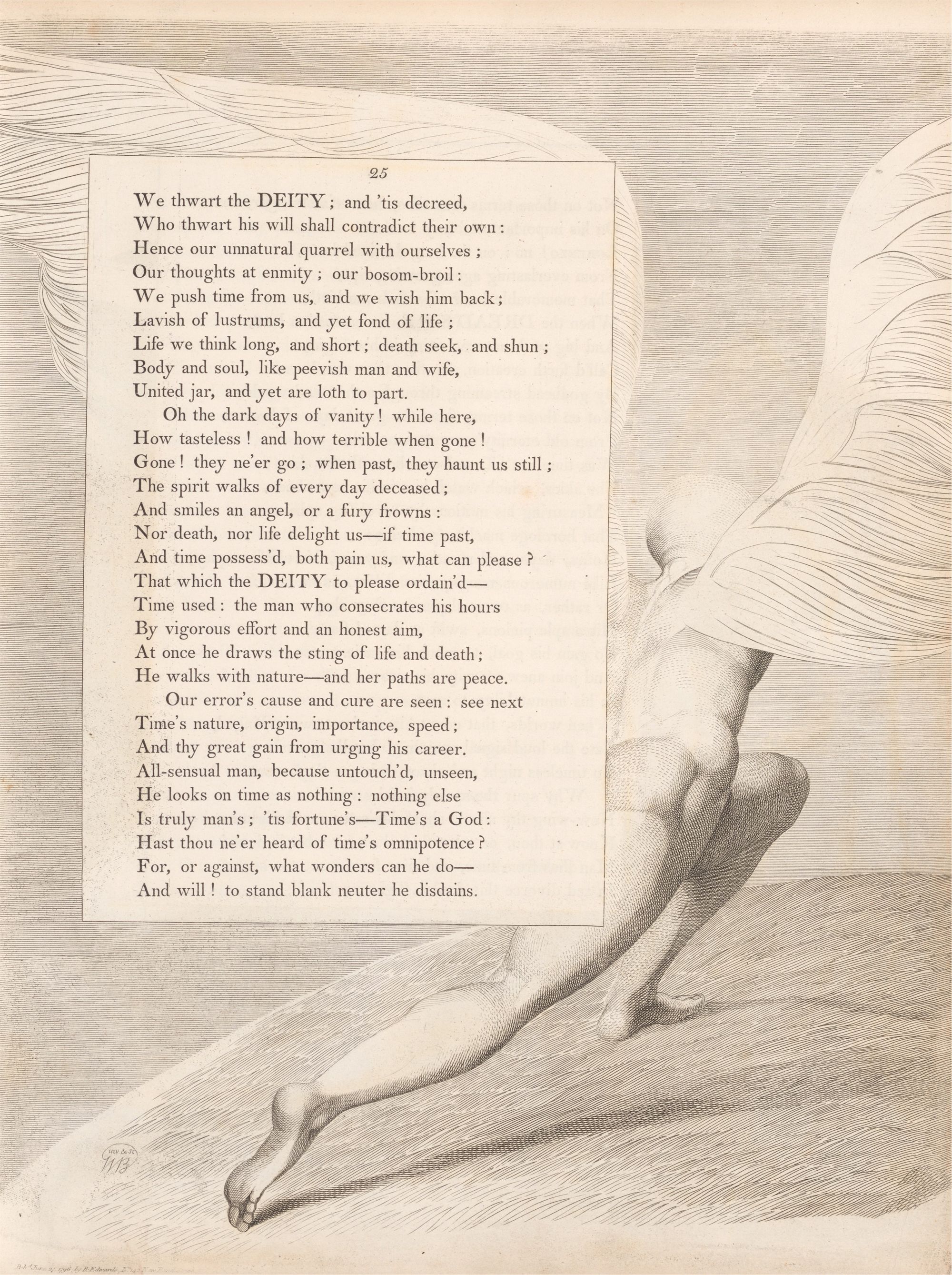 'Behold him, when past by; what then is seen' (Page 25), William Blake