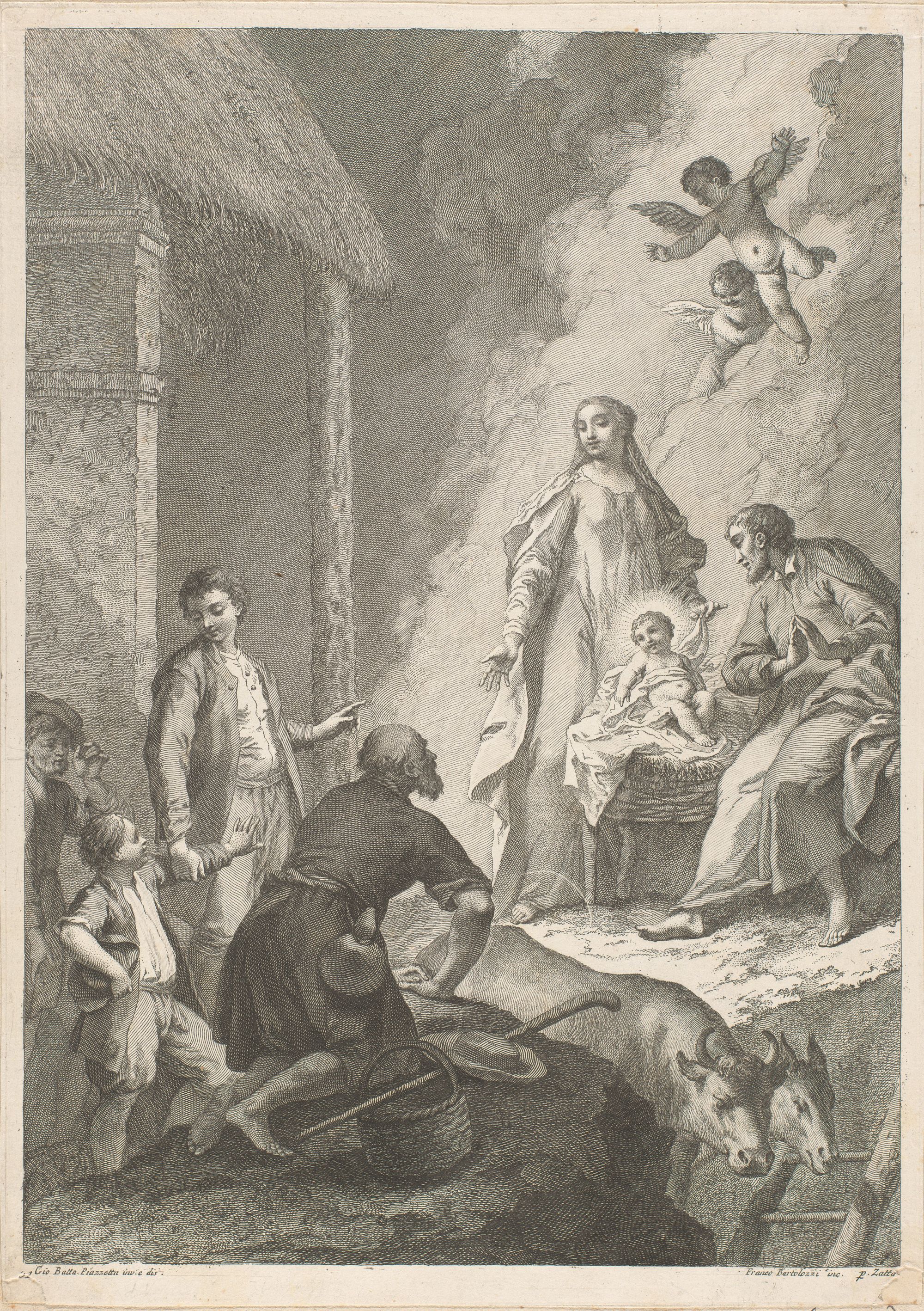 The Adoration of the Shepherds, Francesco Bartolozzi