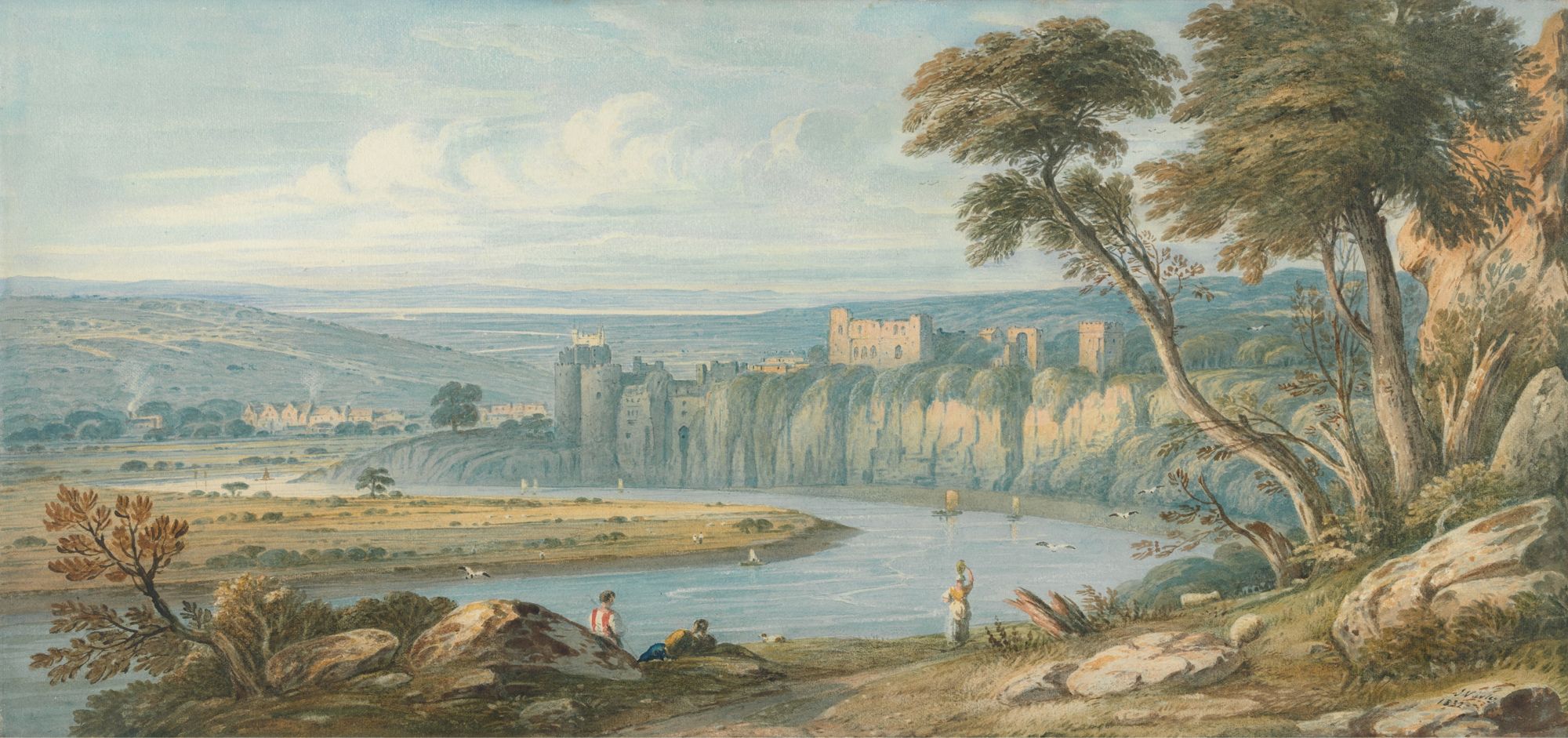 Chepstow Castle, John Varley